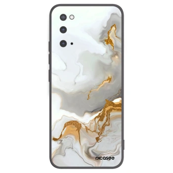 Picasee silikonowe czarne etui na Samsung Galaxy S20 G980F - Her