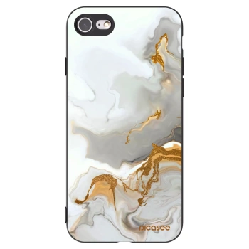 Picasee silikonowe czarne etui na Apple iPhone SE 2020 - Her