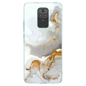Picasee silikonowe czarne etui na Xiaomi Redmi Note 9 - Her
