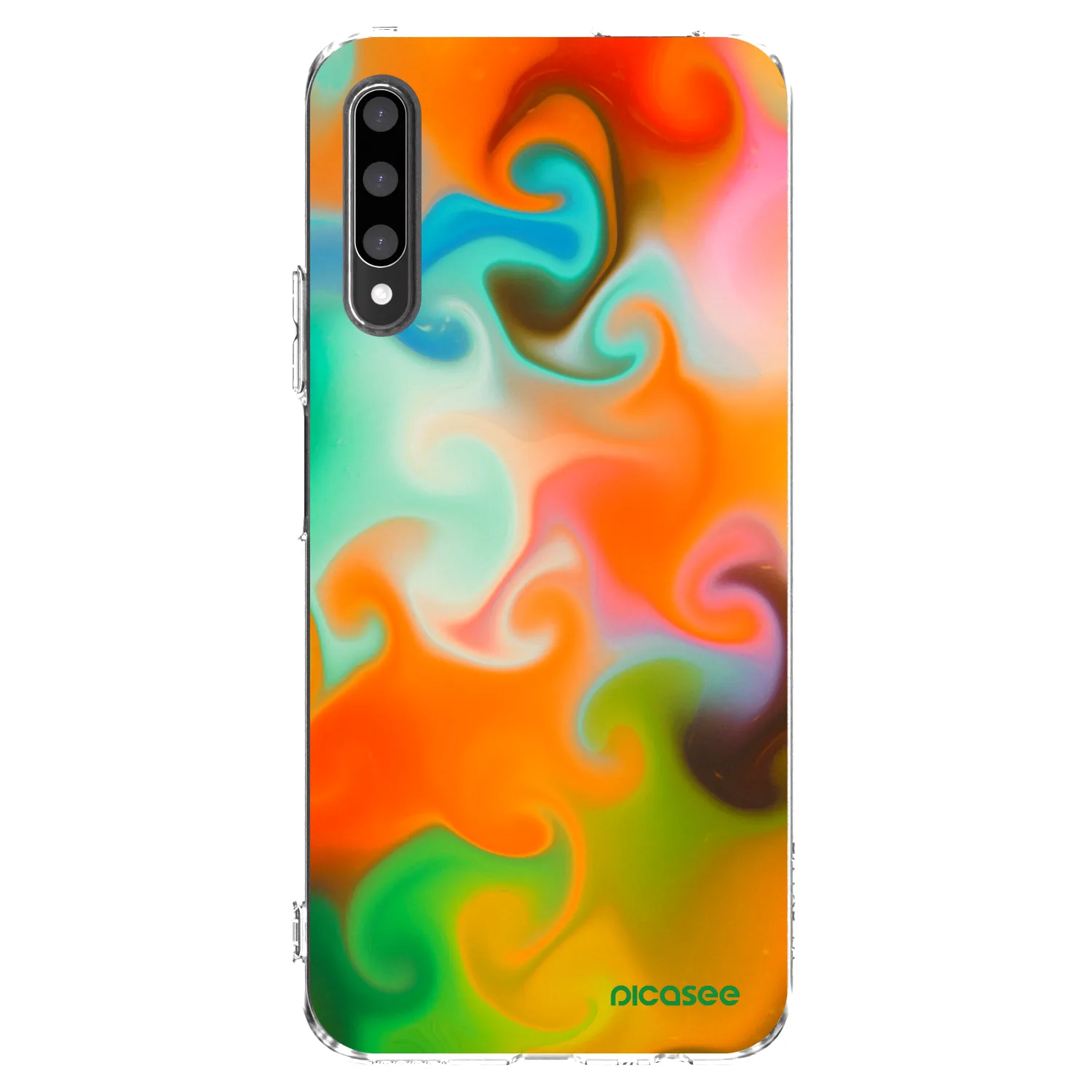 Picasee silikonowe przeźroczyste etui na Honor 9X Pro - Juice