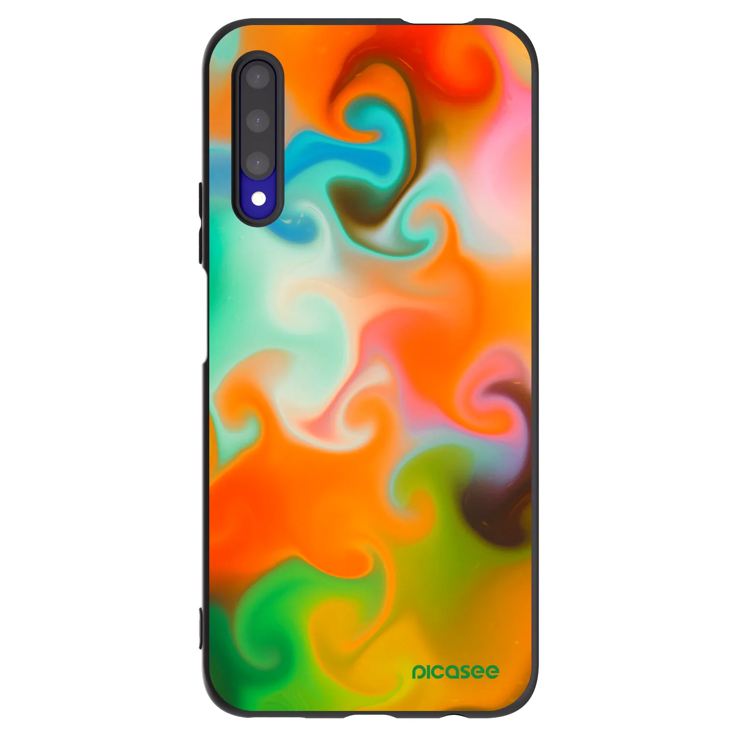 Picasee silikonowe czarne etui na Honor 9X Pro - Juice