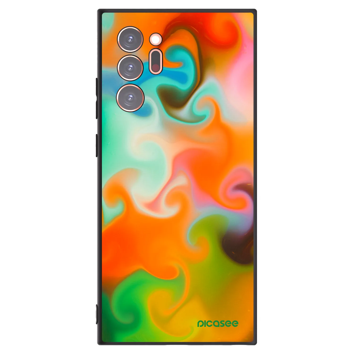Picasee silikonowe czarne etui na Samsung Galaxy Note 20 Ultra - Juice