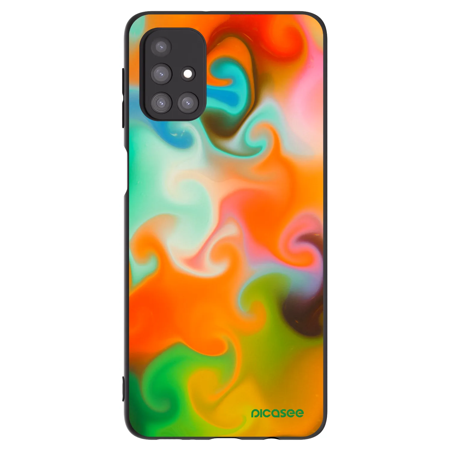 Picasee silikonowe czarne etui na Samsung Galaxy M31s - Juice