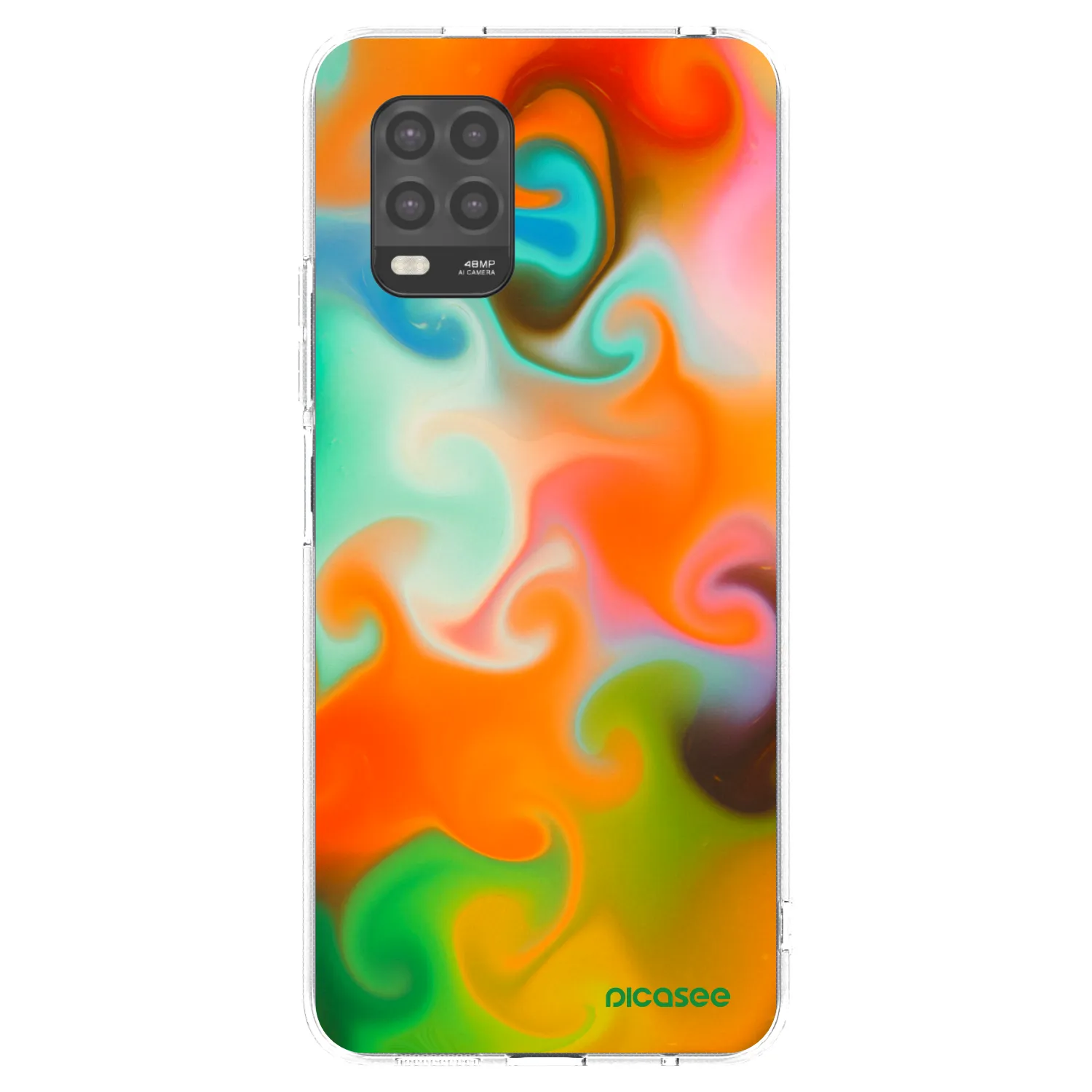 Picasee silikonowe przeźroczyste etui na Xiaomi Mi 10 Lite - Juice