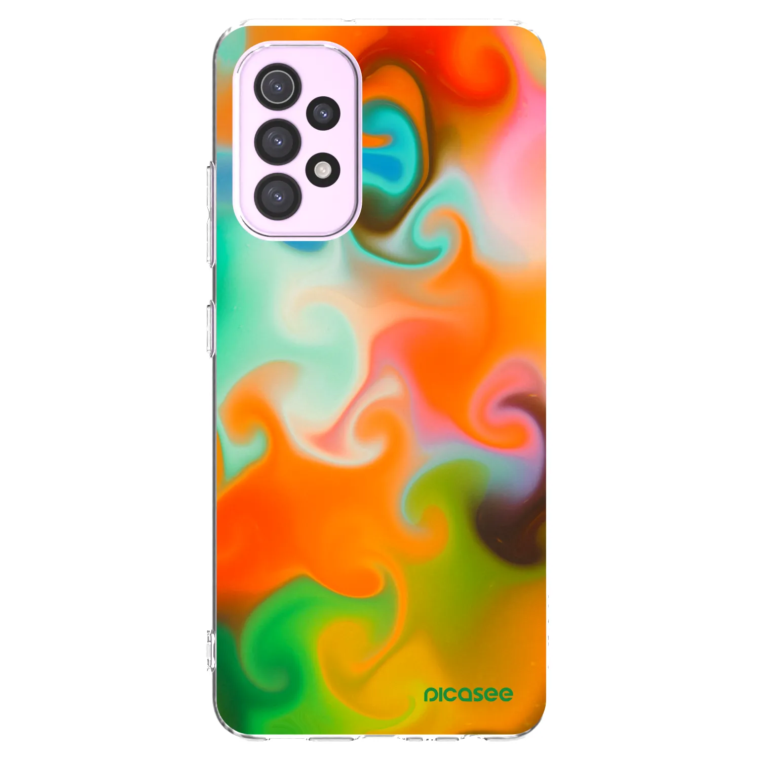 Picasee silikonowe przeźroczyste etui na Samsung Galaxy A32 5G A326B - Juice