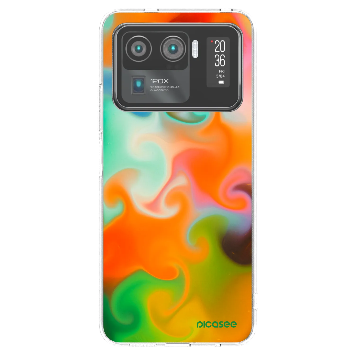 Picasee silikonowe przeźroczyste etui na Xiaomi Mi 11 Ultra - Juice