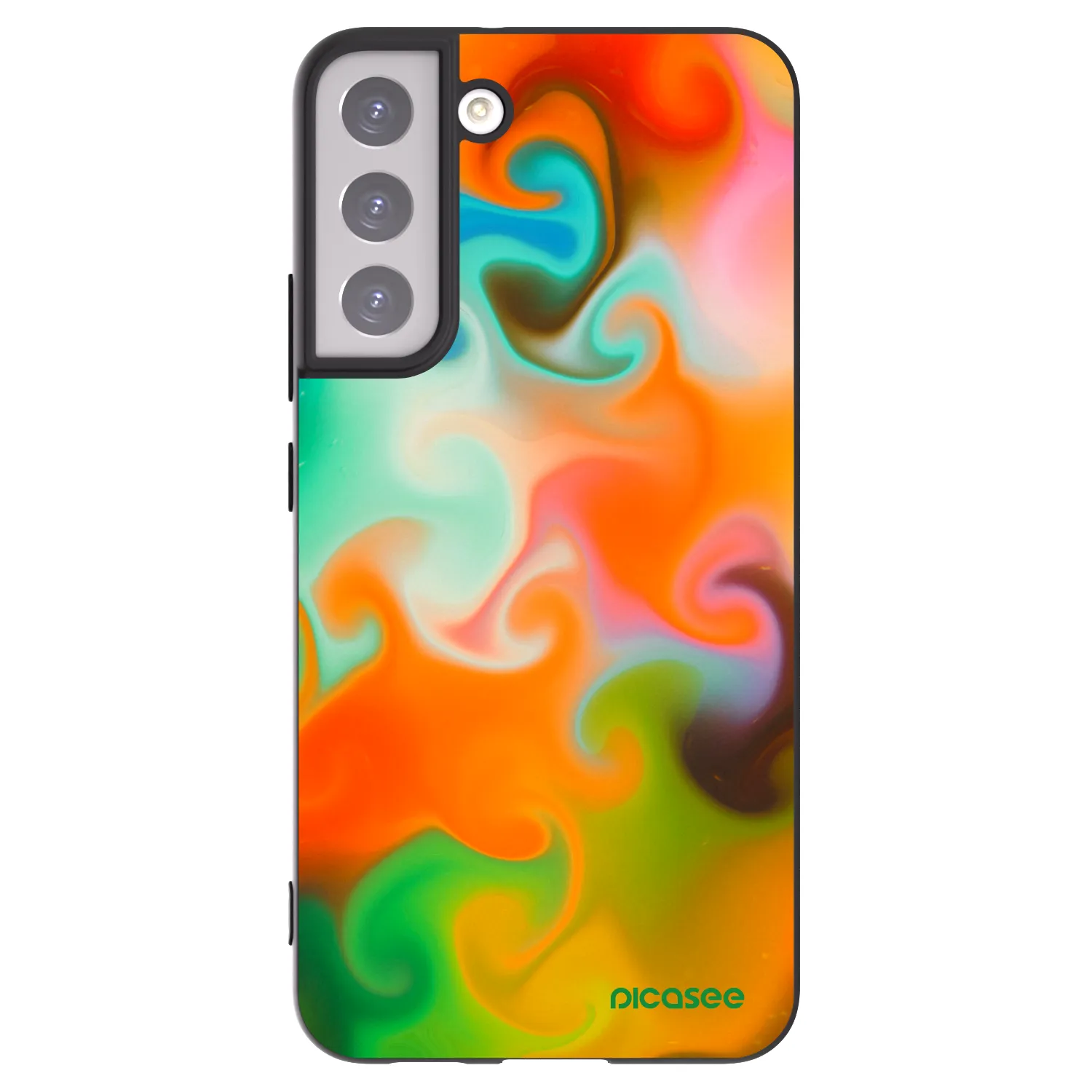Picasee silikonowe czarne etui na Samsung Galaxy S22+ 5G - Juice