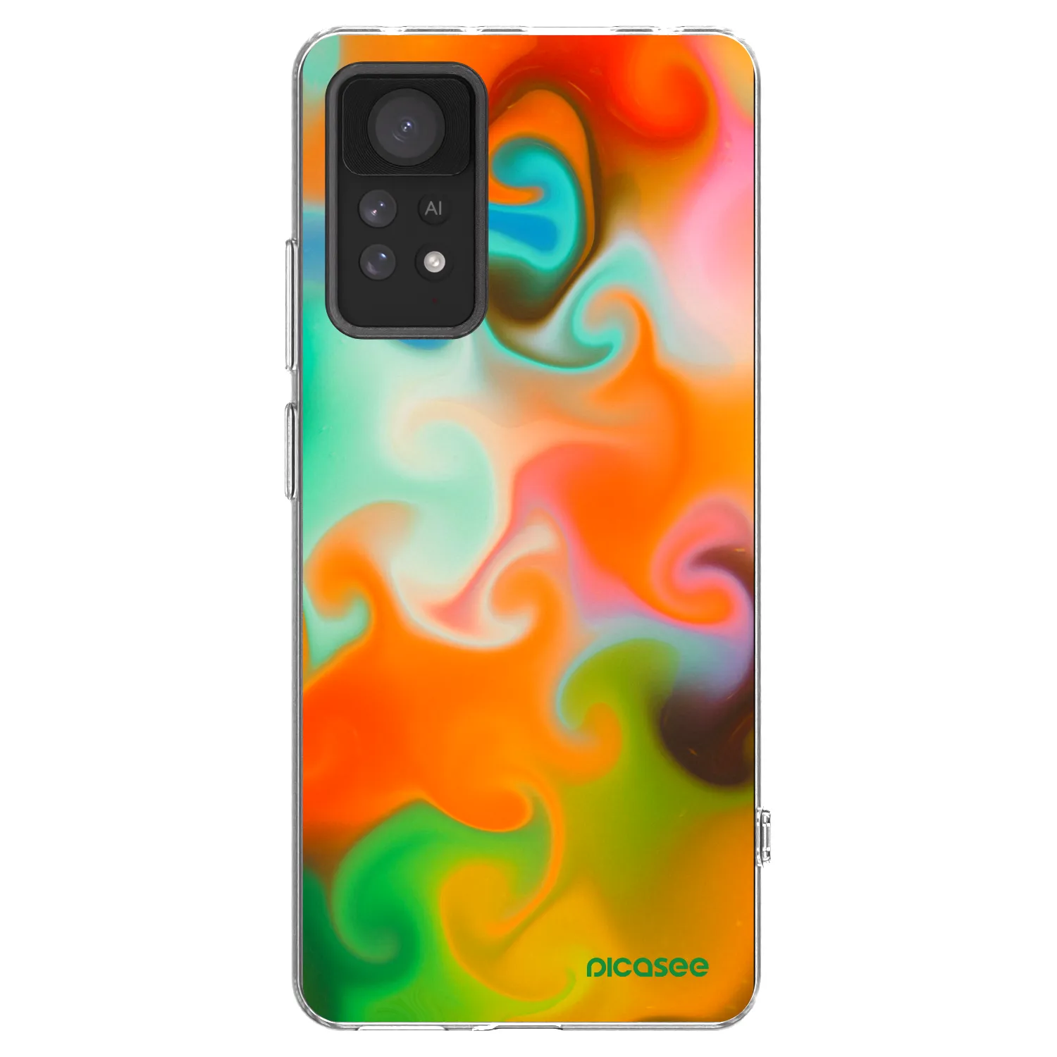 Picasee silikonowe przeźroczyste etui na Xiaomi Redmi Note 11 Pro 5G - Juice