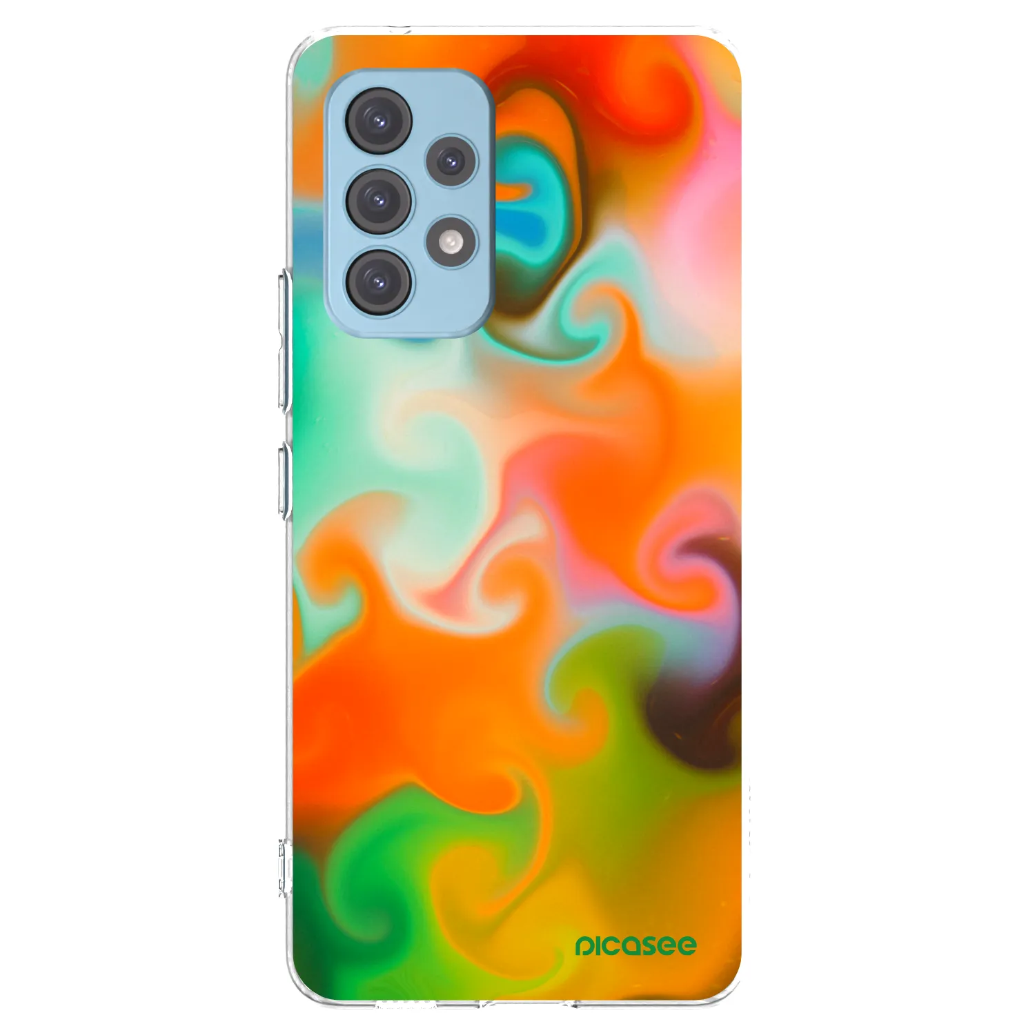 Picasee silikonowe przeźroczyste etui na Samsung Galaxy A53 5G A536 - Juice