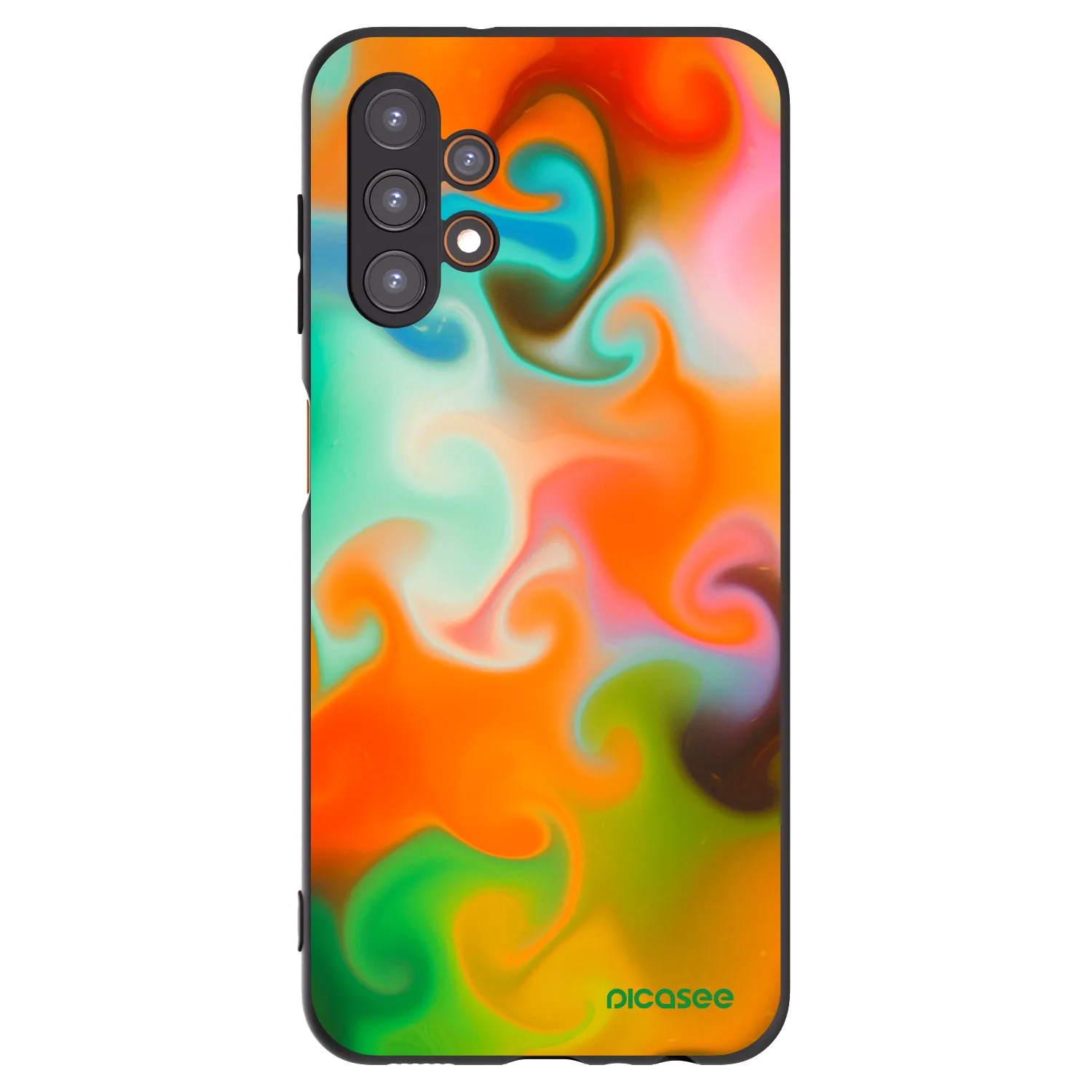 Picasee silikonowe czarne etui na Samsung Galaxy A13 4G A135 - Juice