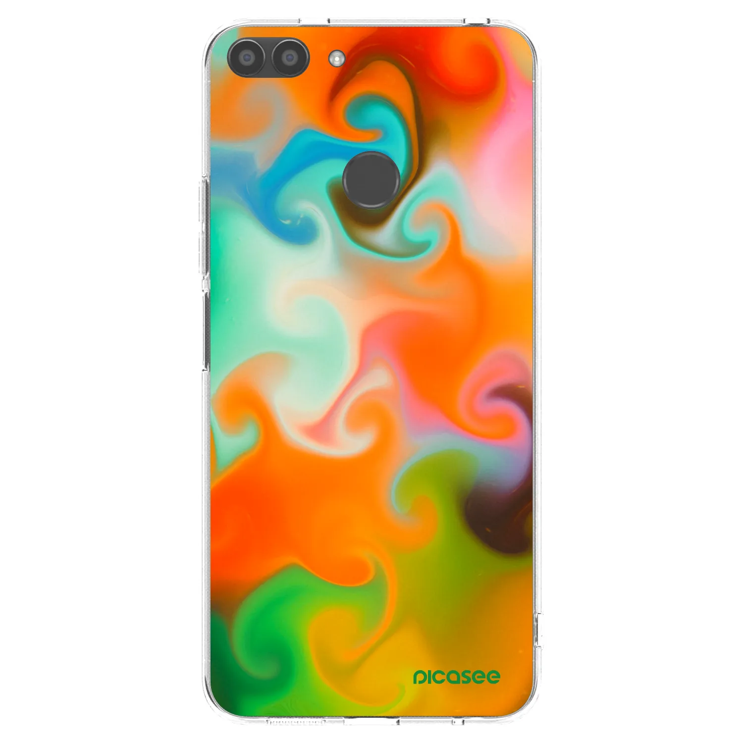 Picasee silikonowe przeźroczyste etui na Huawei P Smart - Juice