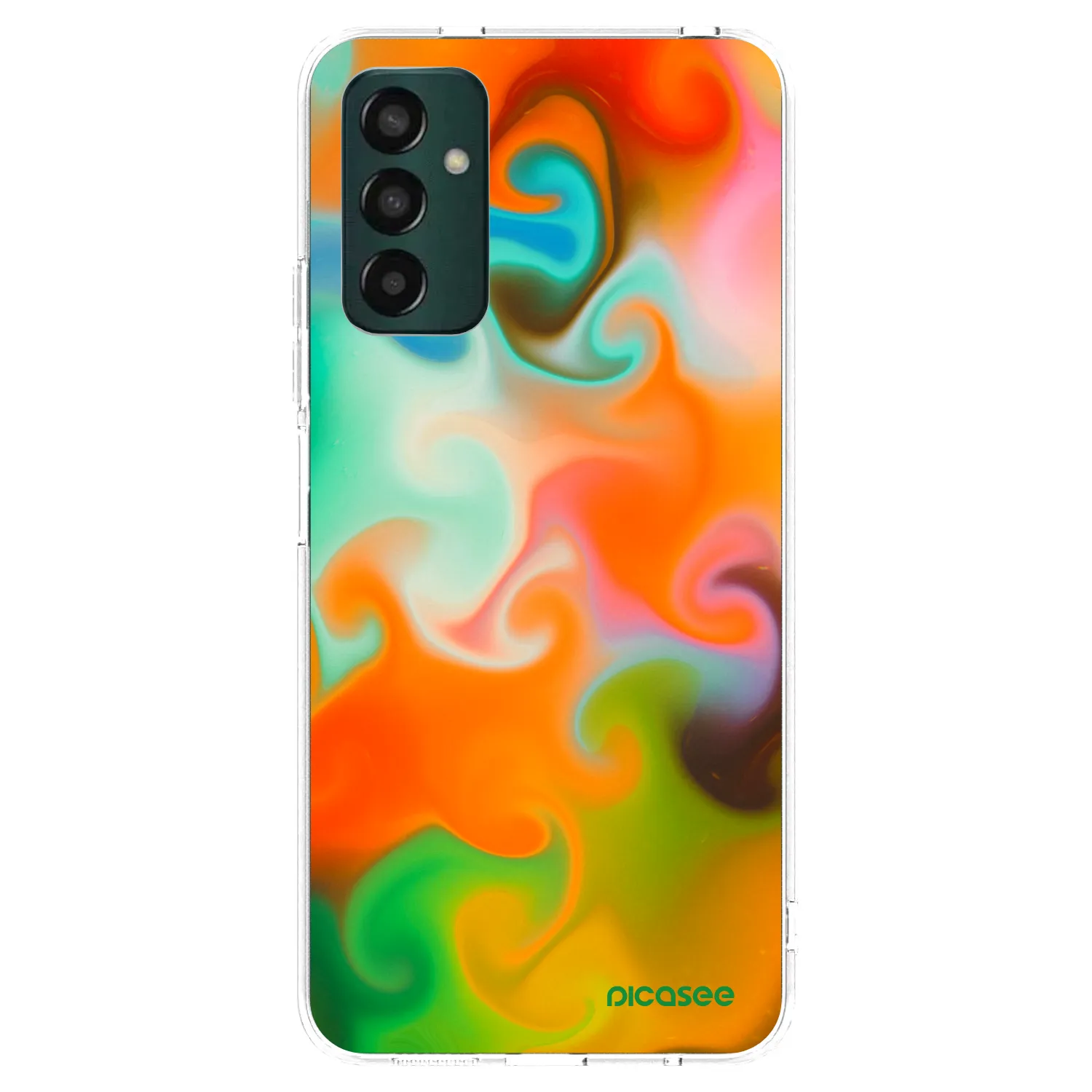 Picasee silikonowe przeźroczyste etui na Samsung Galaxy M13 M135F - Juice