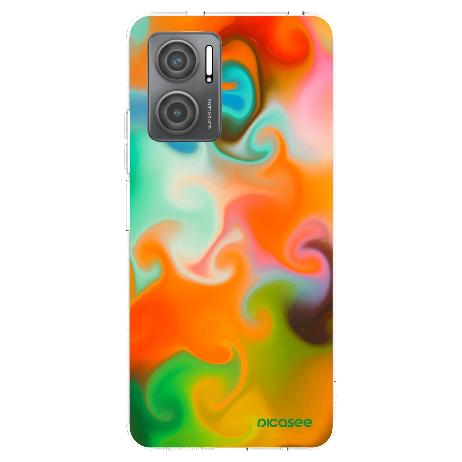 Picasee silikonowe przeźroczyste etui na Xiaomi Redmi 10 5G - Juice