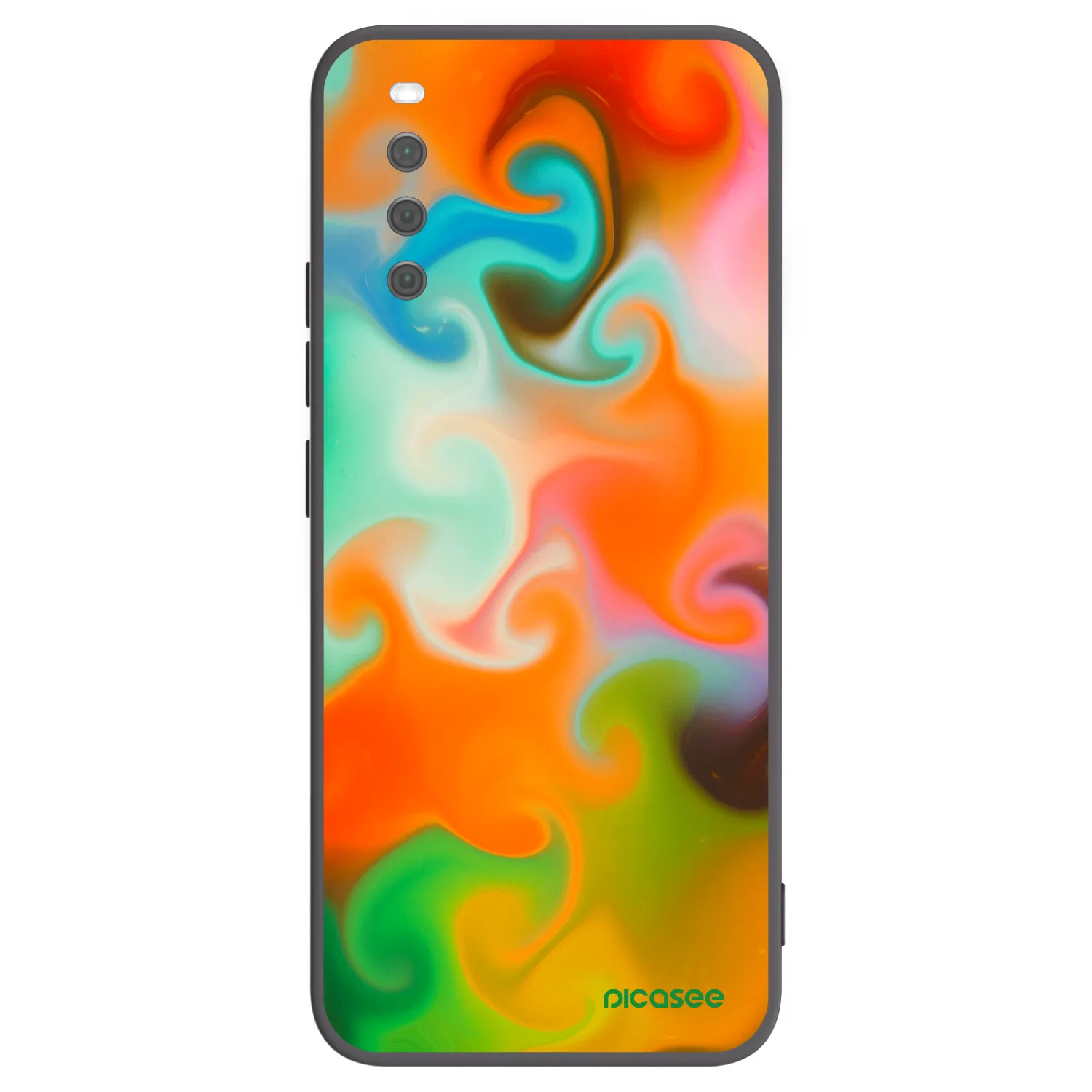 Picasee silikonowe czarne etui na Sony Xperia 10 III - Juice