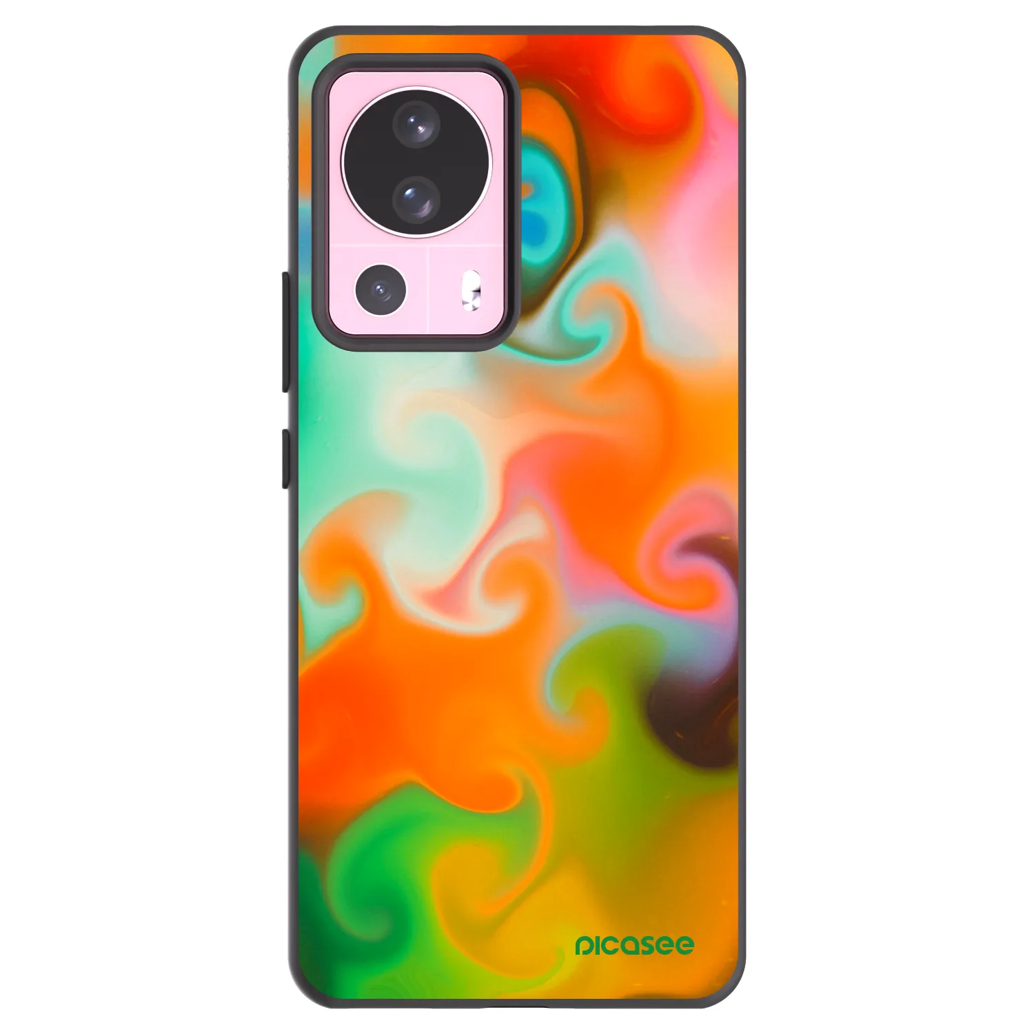 Picasee silikonowe czarne etui na Xiaomi 13 Lite - Juice