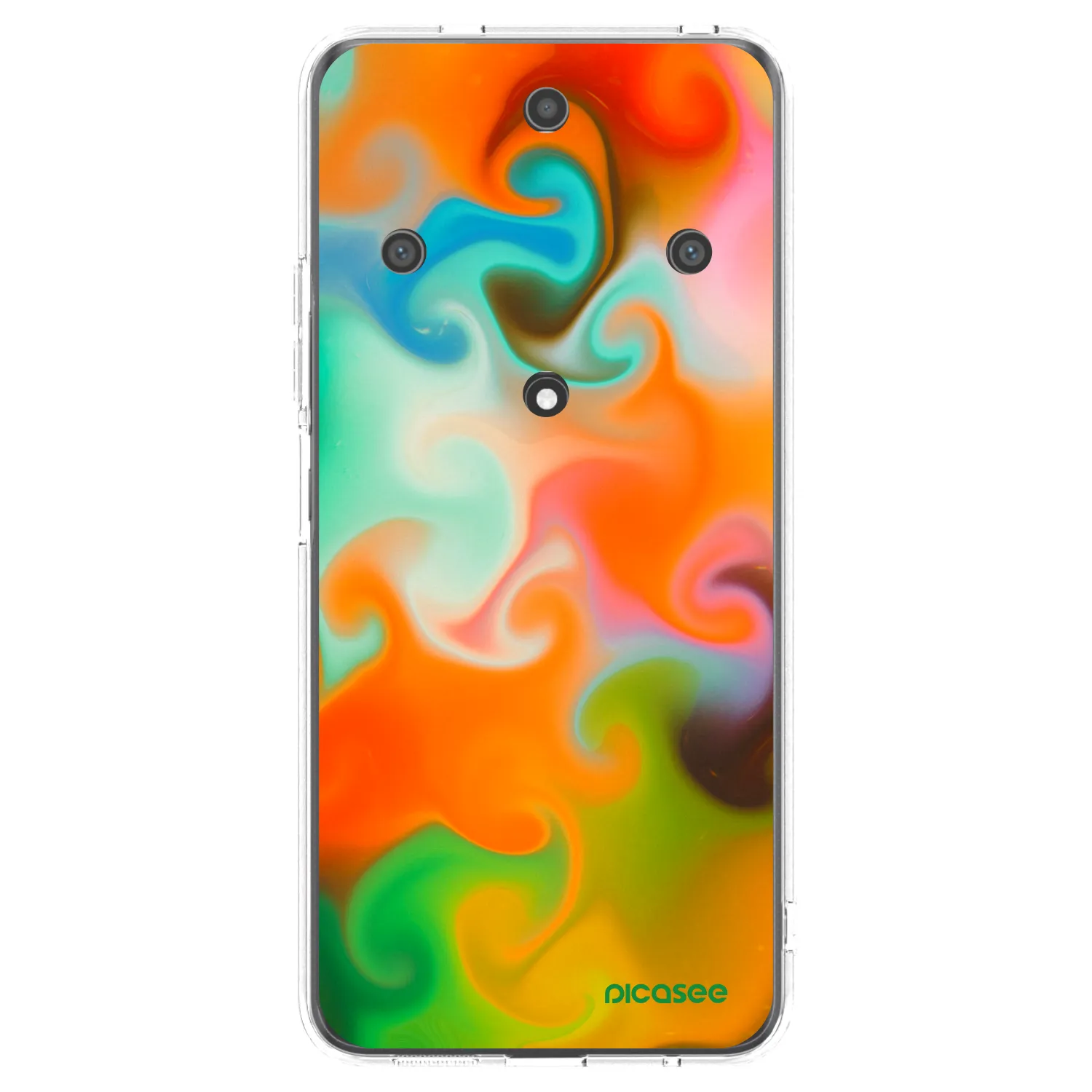 Picasee silikonowe przeźroczyste etui na Honor Magic5 Lite 5G - Juice