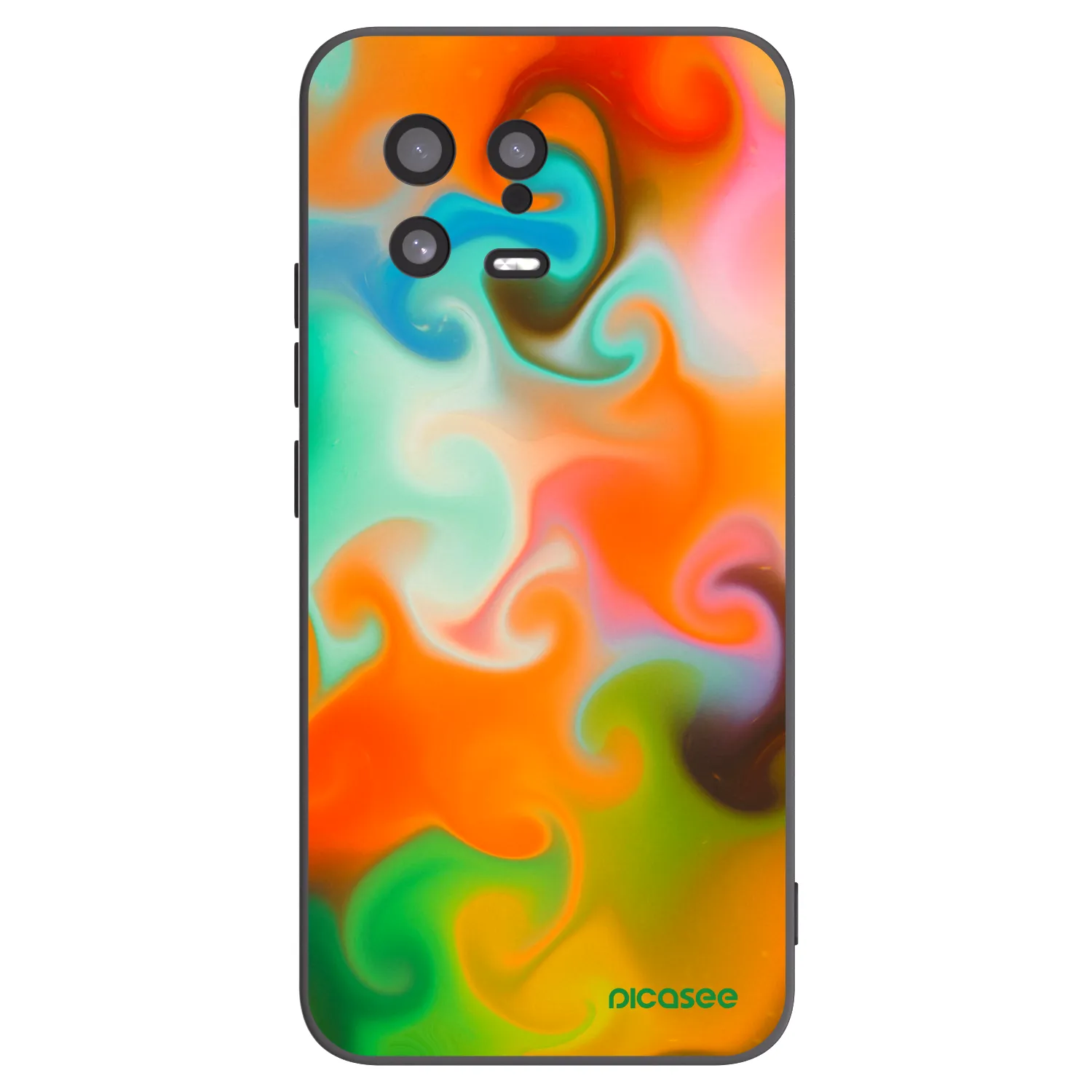 Picasee silikonowe czarne etui na Xiaomi 13 - Juice