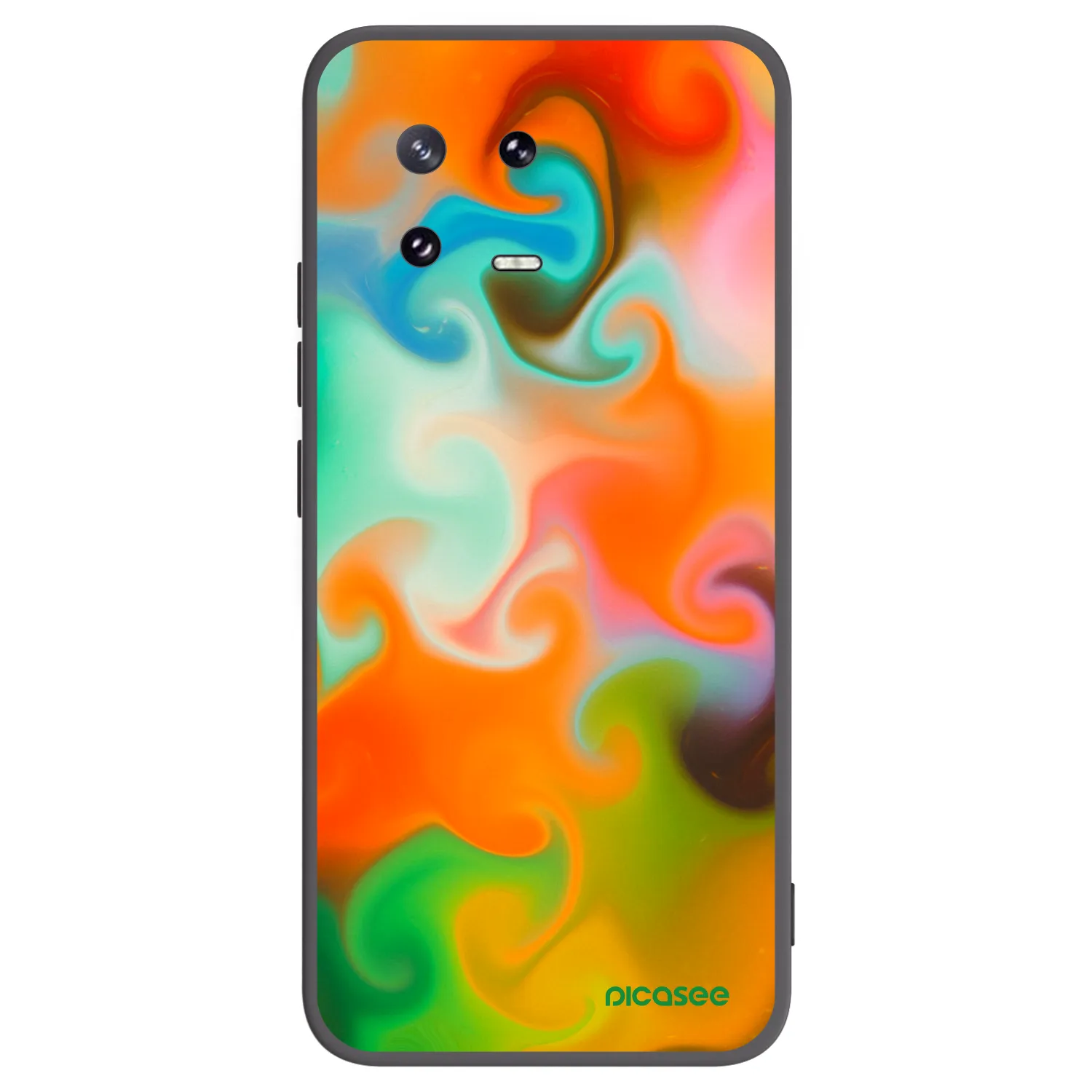 Picasee silikonowe czarne etui na Xiaomi 13 Pro - Juice