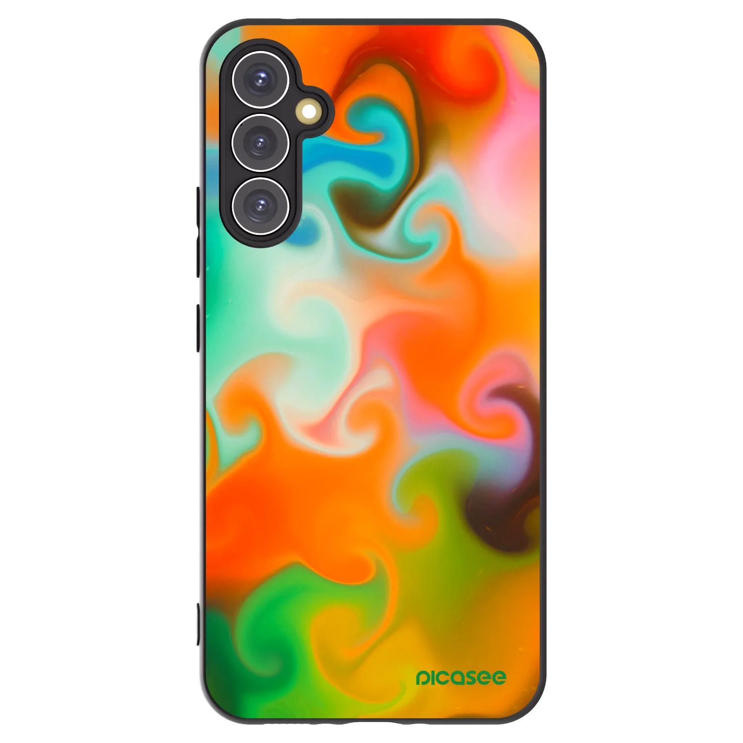 Picasee silikonowe czarne etui na Samsung Galaxy A34 5G A346B - Juice