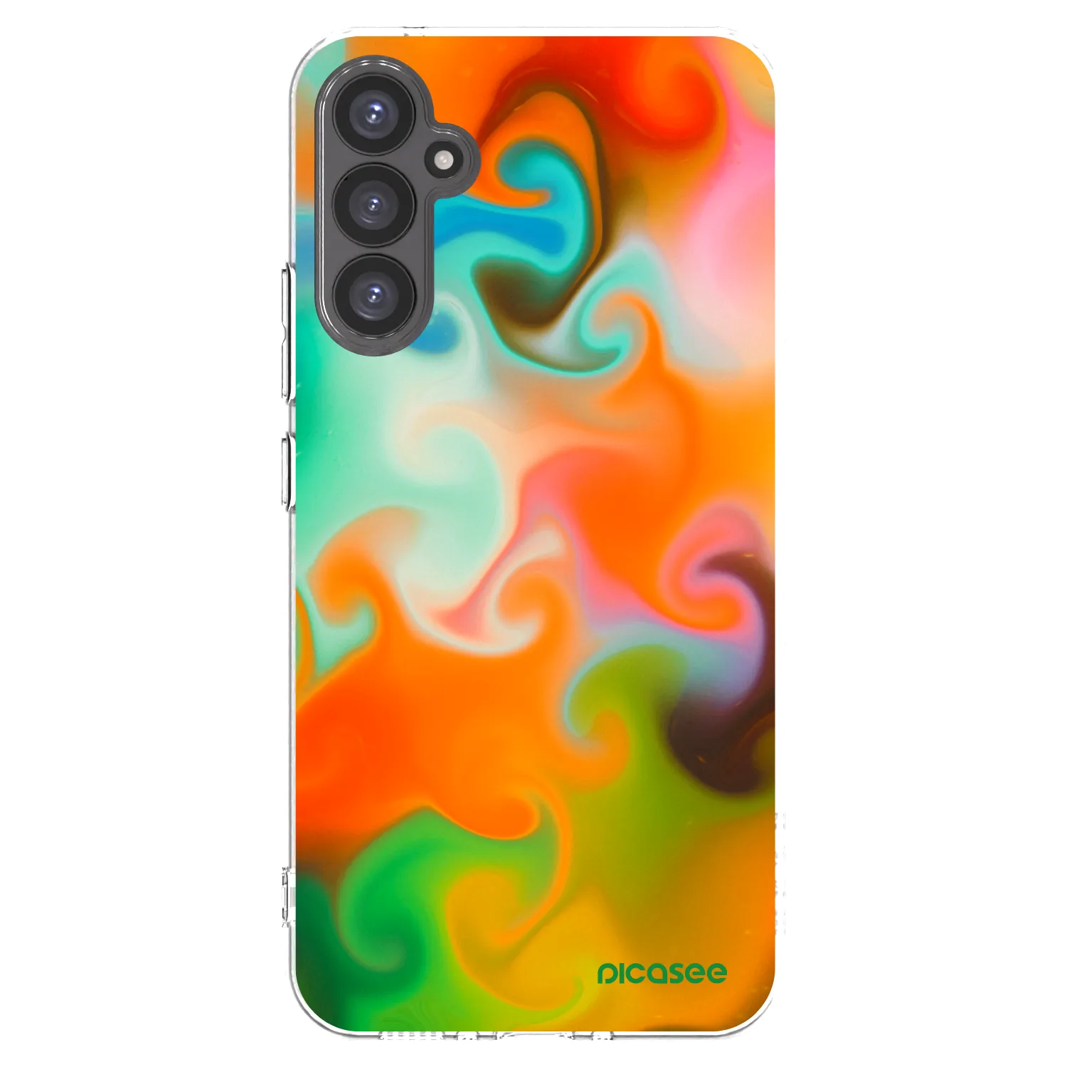 Picasee silikonowe przeźroczyste etui na Samsung Galaxy A34 5G A346B - Juice