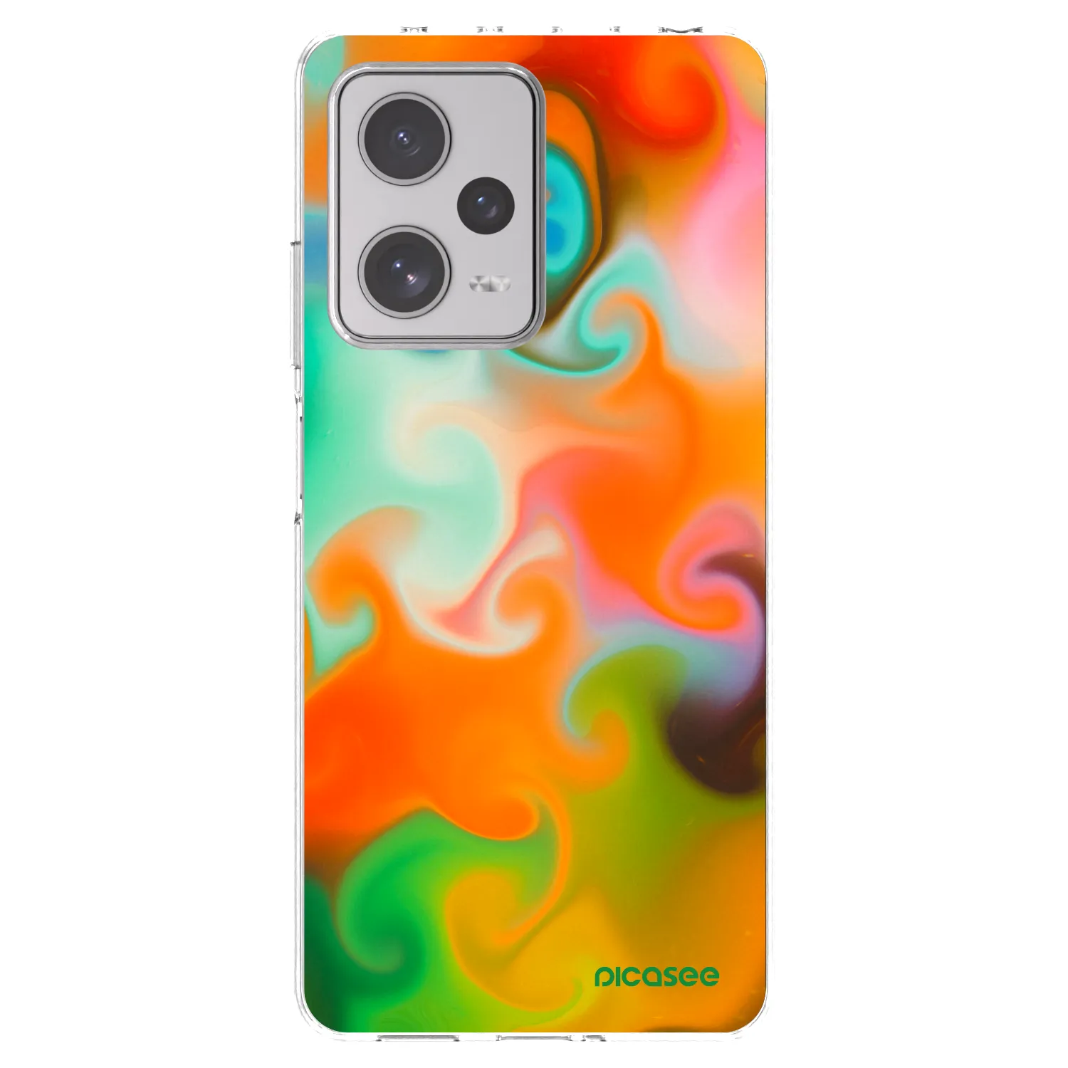 Picasee silikonowe przeźroczyste etui na Xiaomi Redmi Note 12 Pro+ 5G - Juice