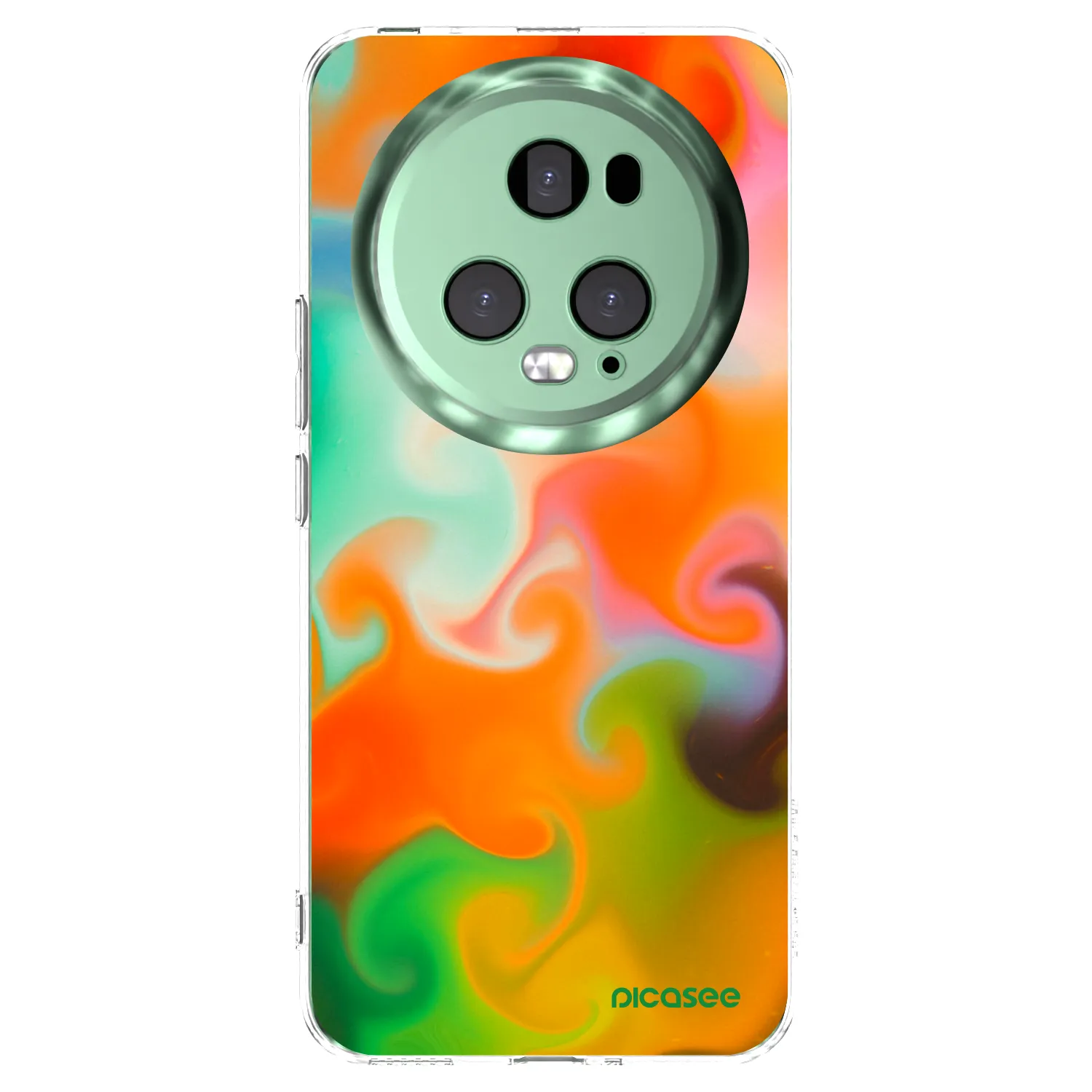 Picasee silikonowe przeźroczyste etui na Honor Magic5 Pro - Juice