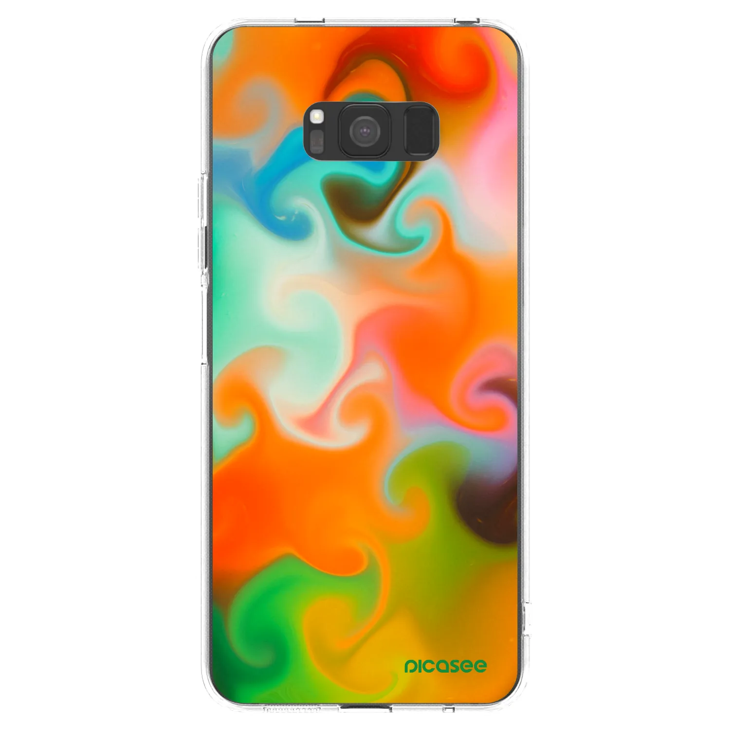 Picasee silikonowe przeźroczyste etui na Samsung Galaxy S8 G950F - Juice