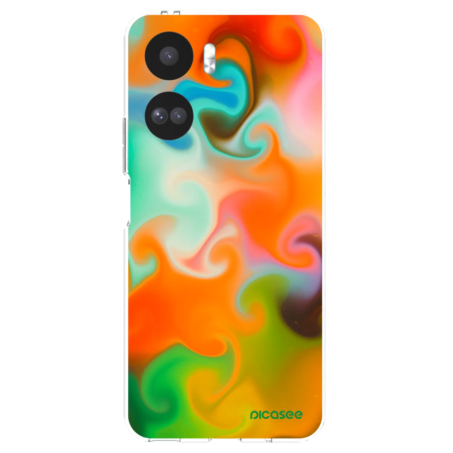 Picasee silikonowe przeźroczyste etui na Honor 90 Lite 5G - Juice