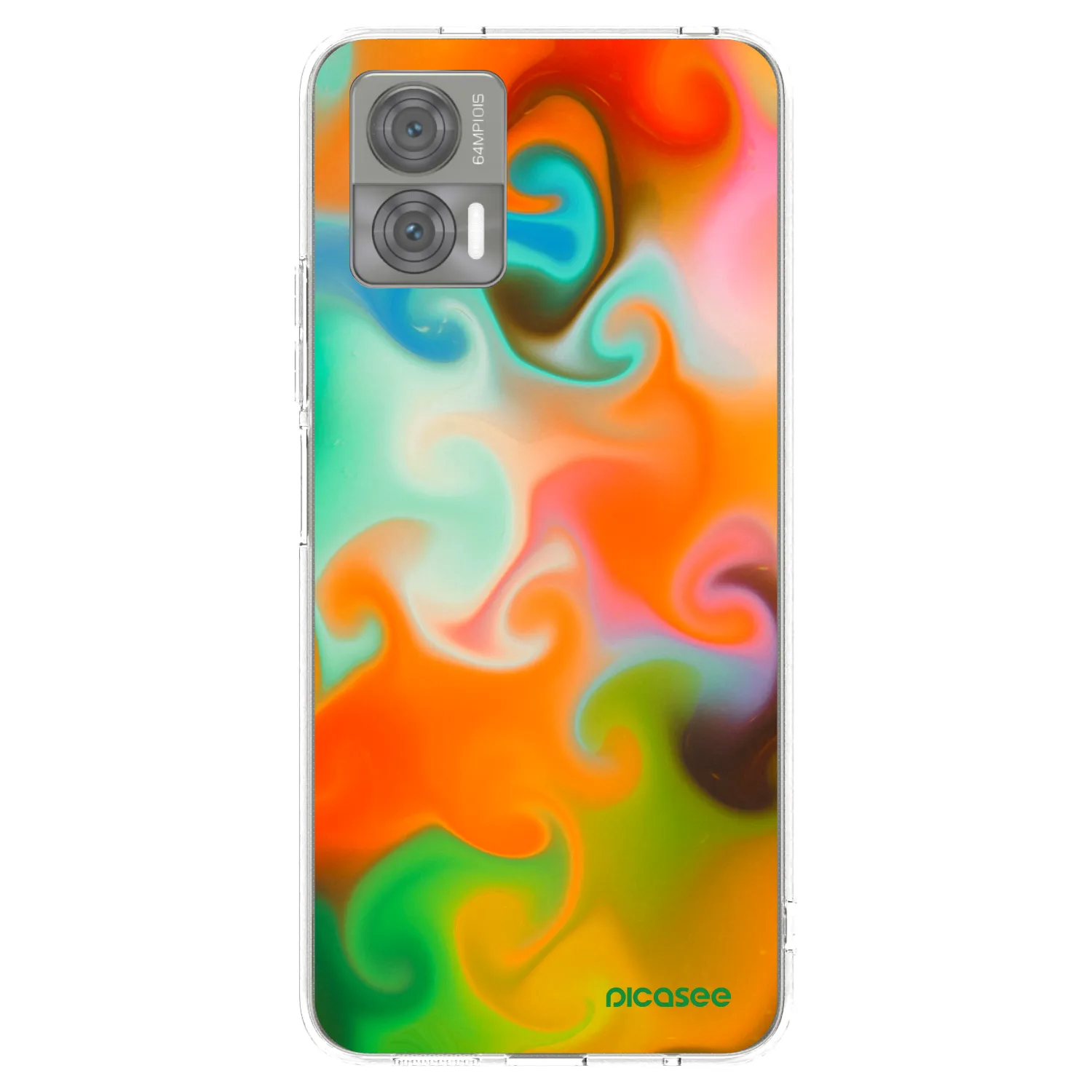Picasee silikonowe przeźroczyste etui na Motorola Edge 30 Neo - Juice