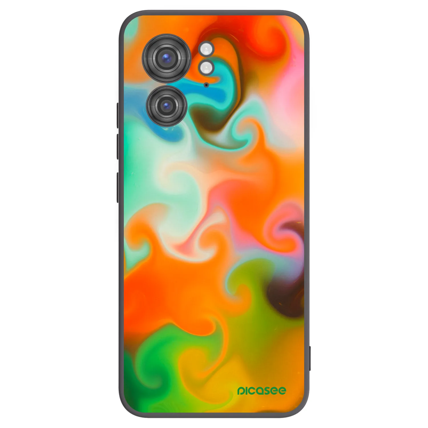 Picasee silikonowe czarne etui na Motorola Edge 40 - Juice