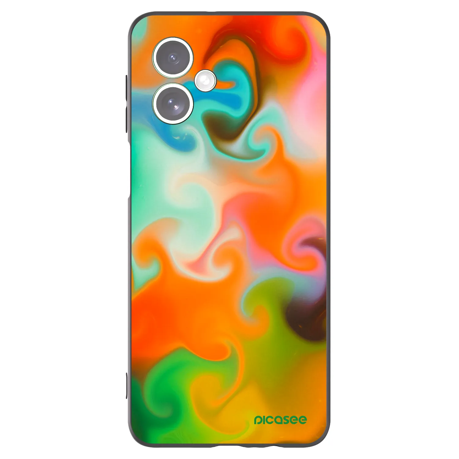 Picasee silikonowe czarne etui na Motorola Moto G54 5G - Juice