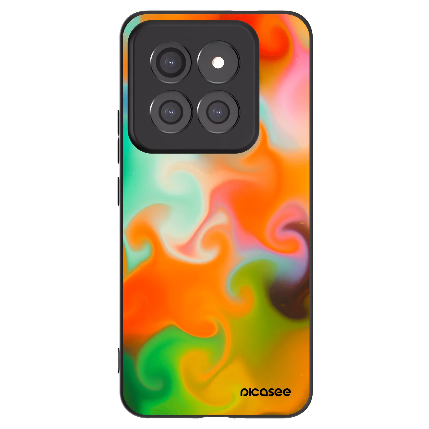 Picasee silikonowe czarne etui na Xiaomi 14 Pro - Juice
