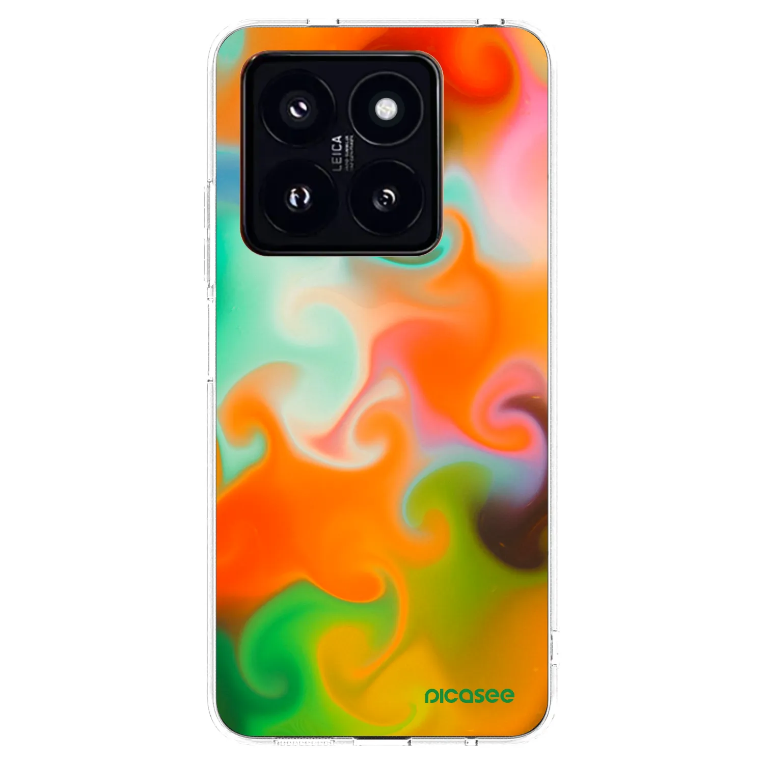 Picasee silikonowe przeźroczyste etui na Xiaomi 14 Pro - Juice
