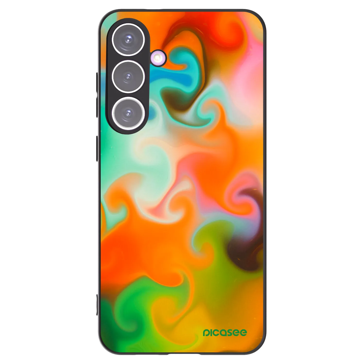 Picasee silikonowe czarne etui na Samsung Galaxy S24+ S926B 5G - Juice