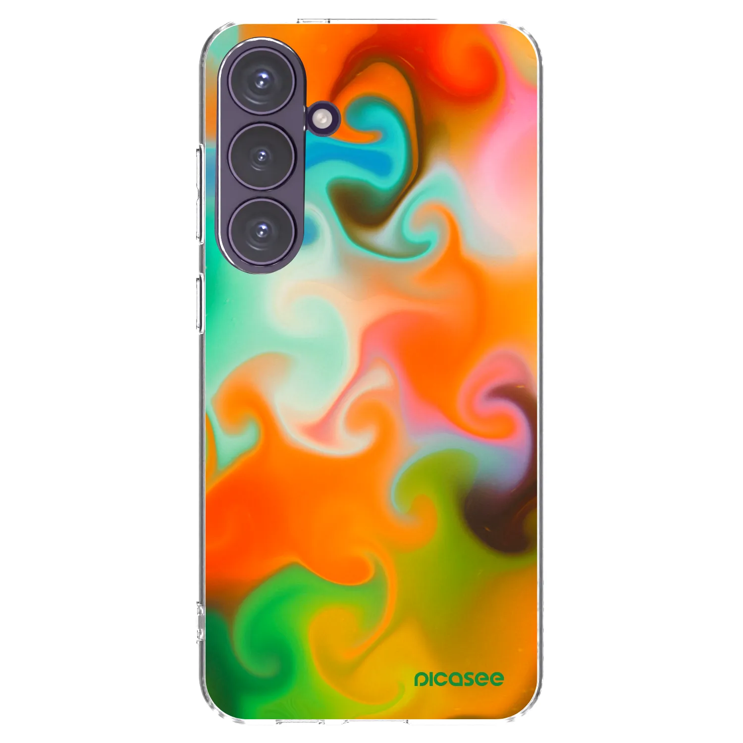 Picasee silikonowe przeźroczyste etui na Samsung Galaxy S24+ S926B 5G - Juice