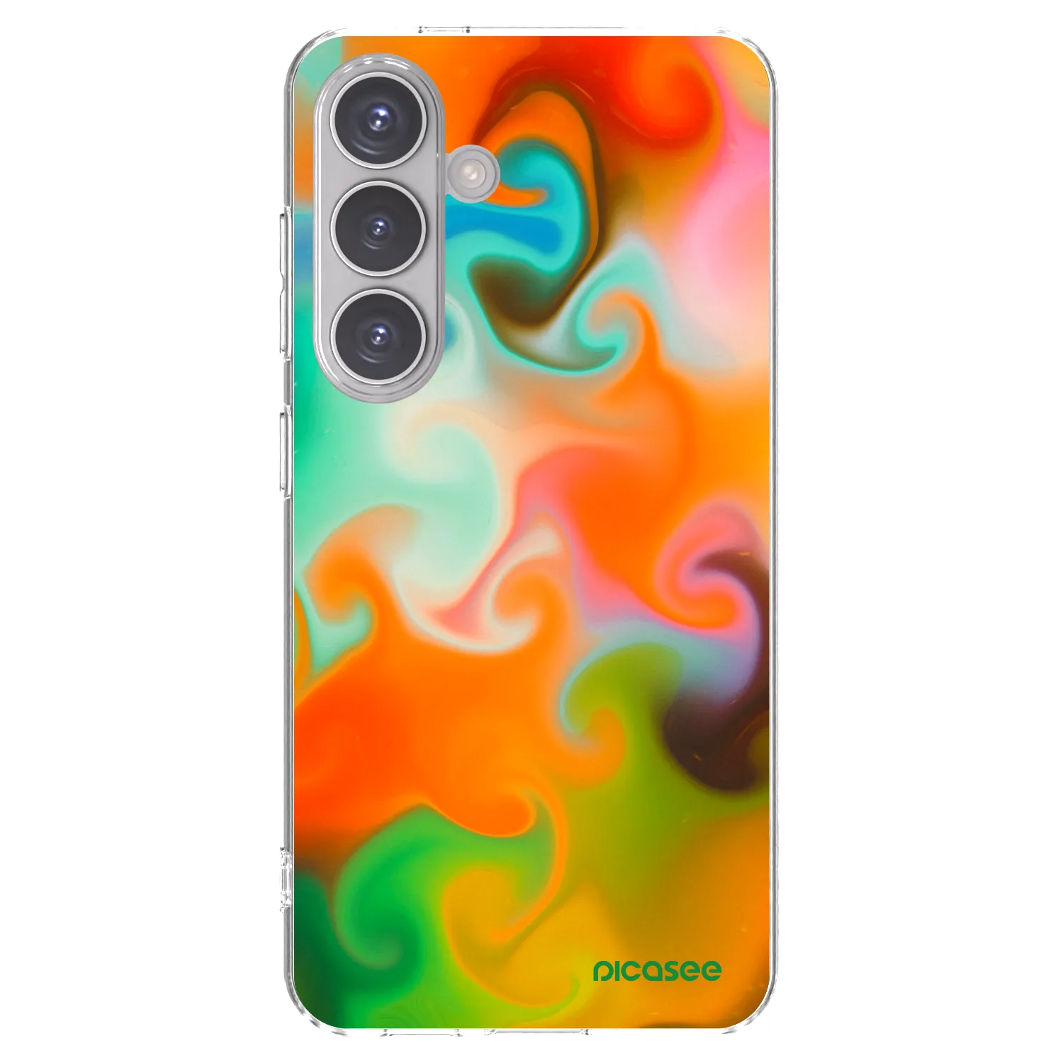 Picasee silikonowe przeźroczyste etui na Samsung Galaxy S24 S921B 5G - Juice