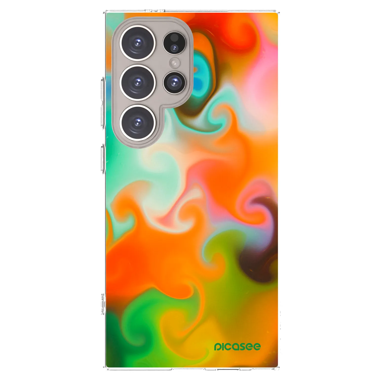 Picasee silikonowe przeźroczyste etui na Samsung Galaxy S24 Ultra S928B 5G - Juice