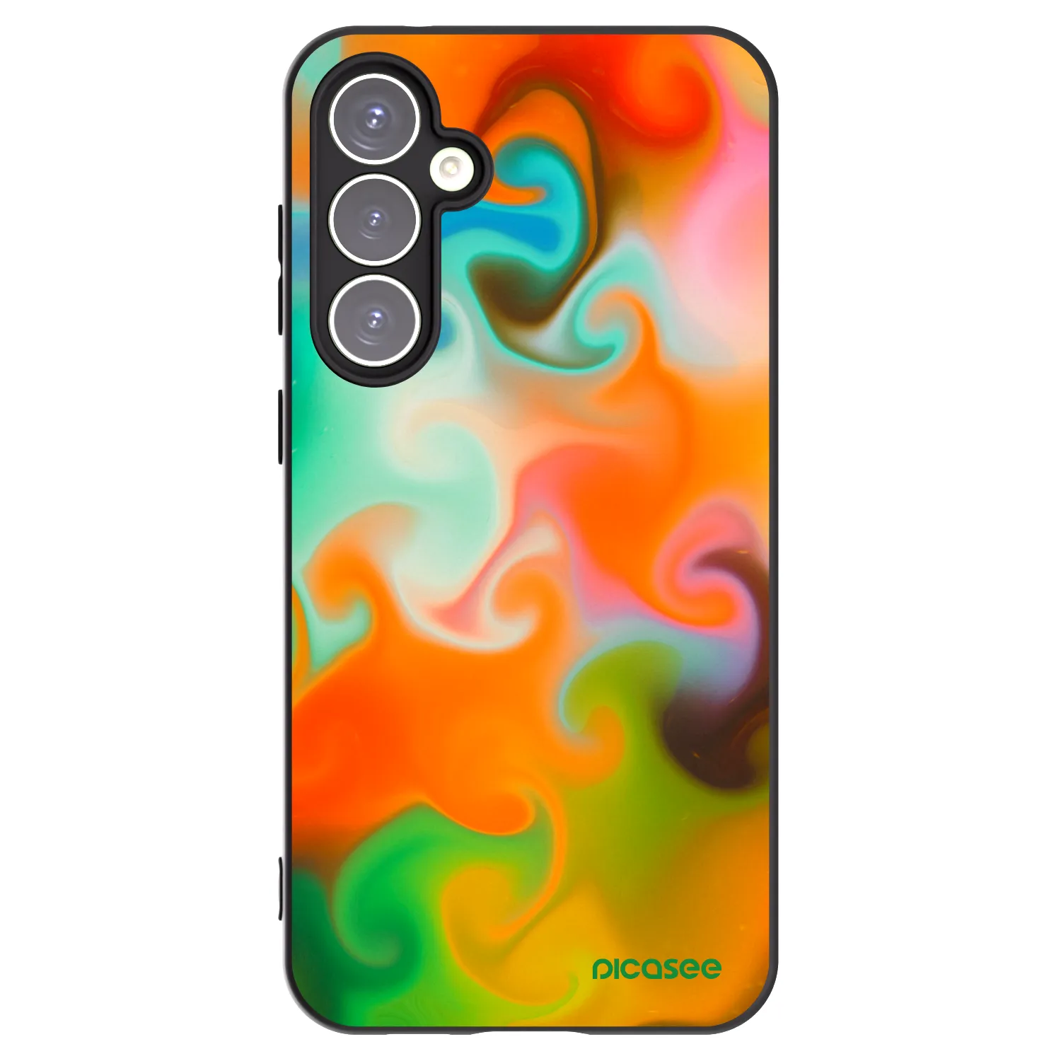 Picasee silikonowe czarne etui na Samsung Galaxy S23 FE S711B - Juice