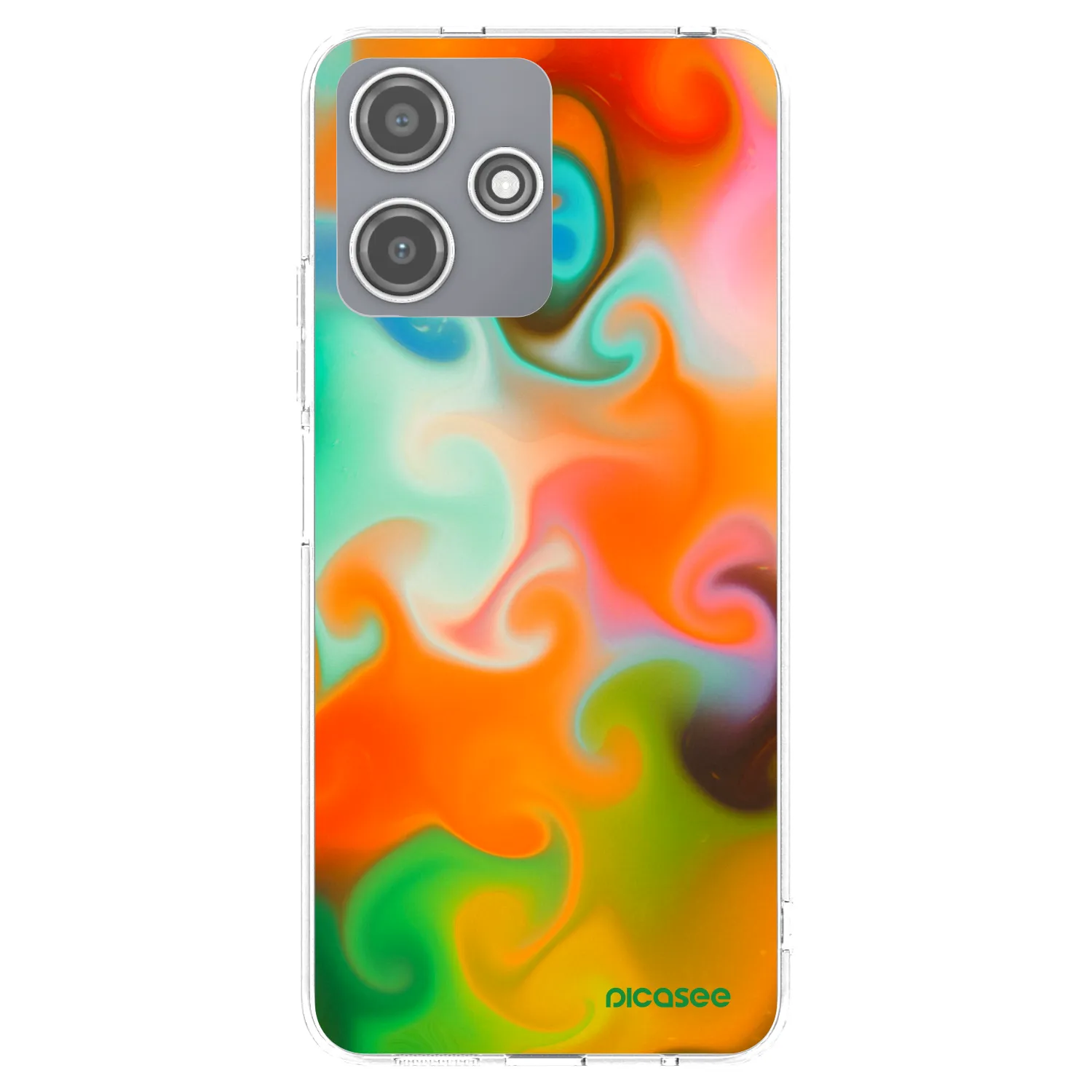Picasee silikonowe przeźroczyste etui na Xiaomi Redmi 12 5G - Juice