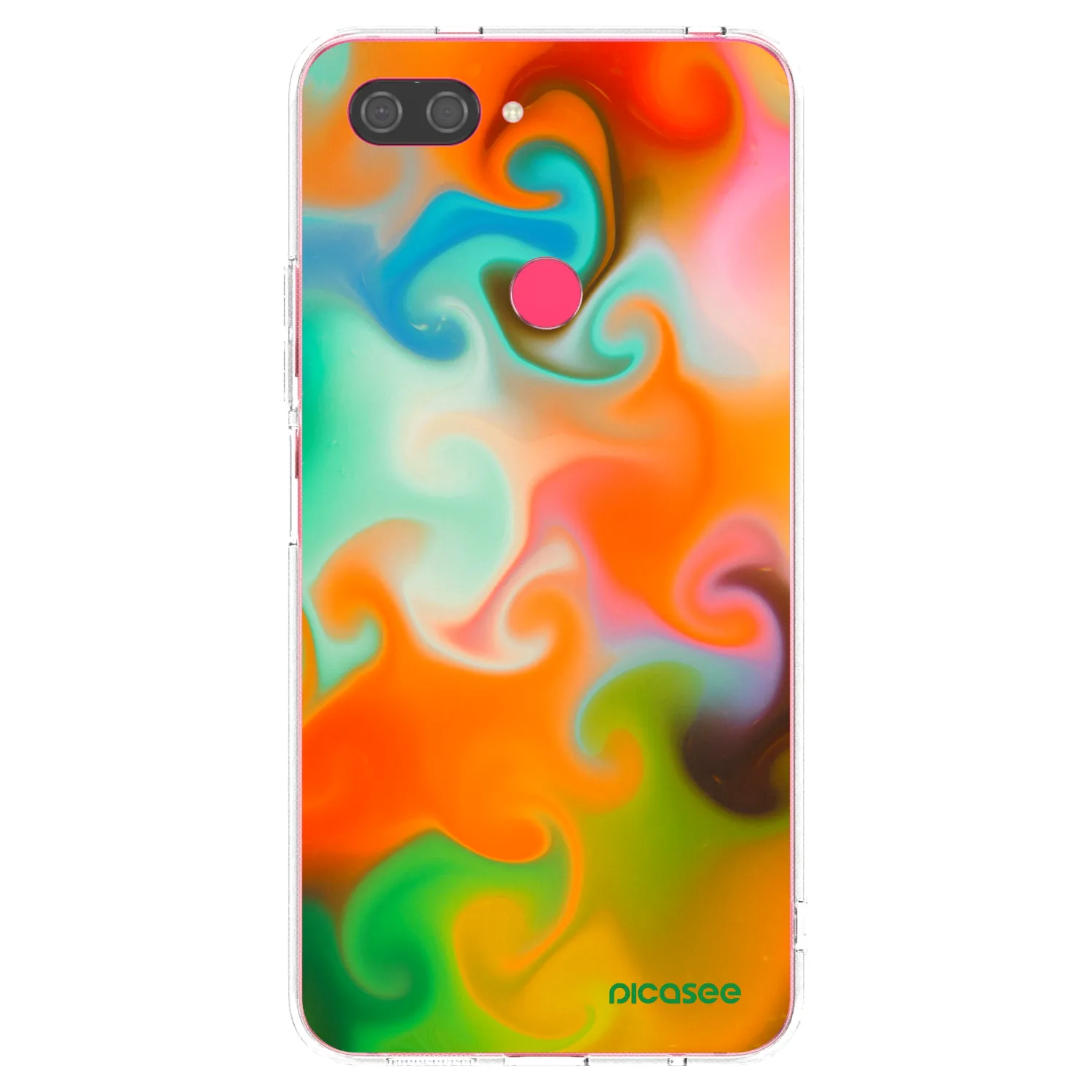 Picasee silikonowe przeźroczyste etui na Xiaomi Mi 8 Lite - Juice