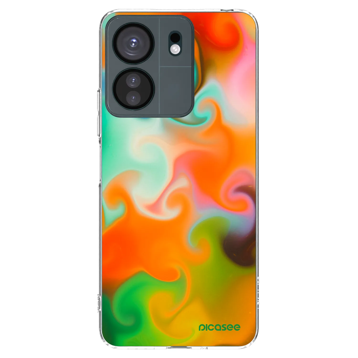 Picasee silikonowe przeźroczyste etui na Xiaomi Redmi 13C 4G - Juice