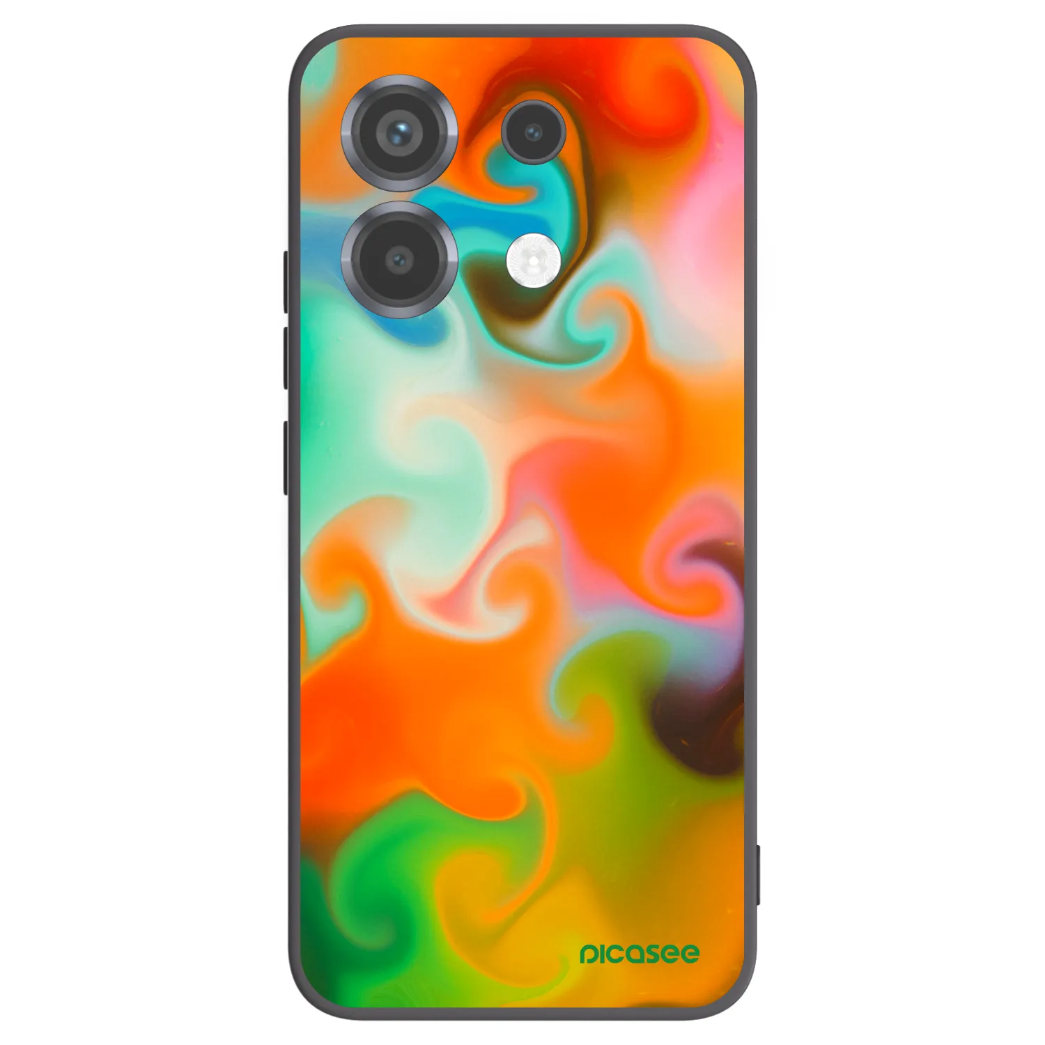 Picasee silikonowe czarne etui na Xiaomi Poco X6 - Juice