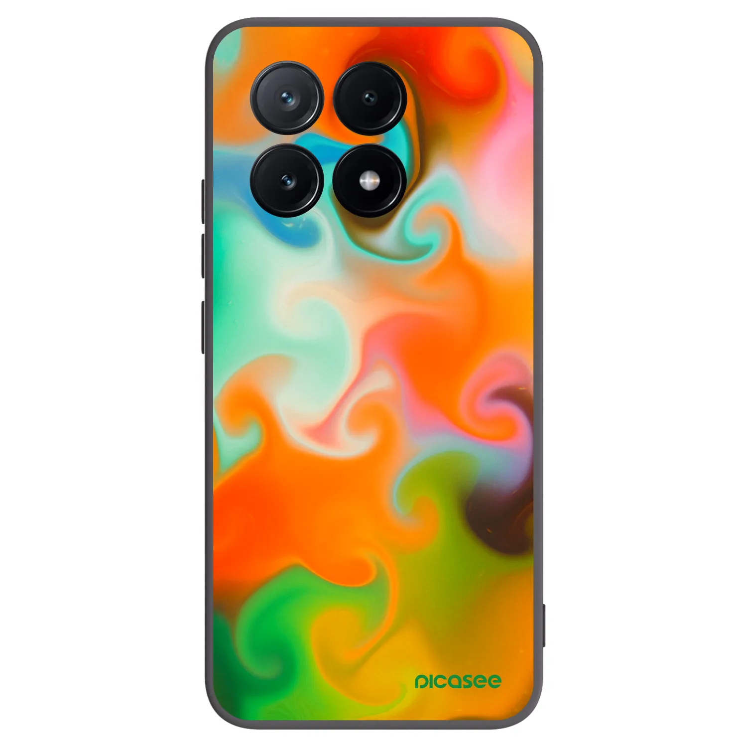 Picasee silikonowe czarne etui na Xiaomi Poco X6 Pro - Juice