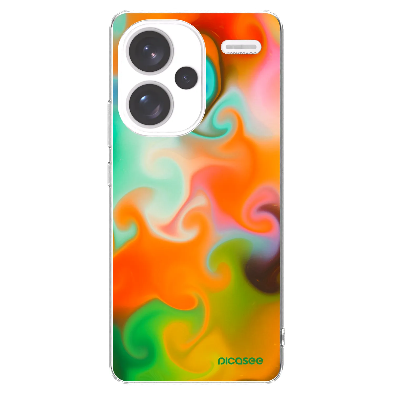 Picasee silikonowe przeźroczyste etui na Xiaomi Redmi Note 13 Pro+ 5G - Juice