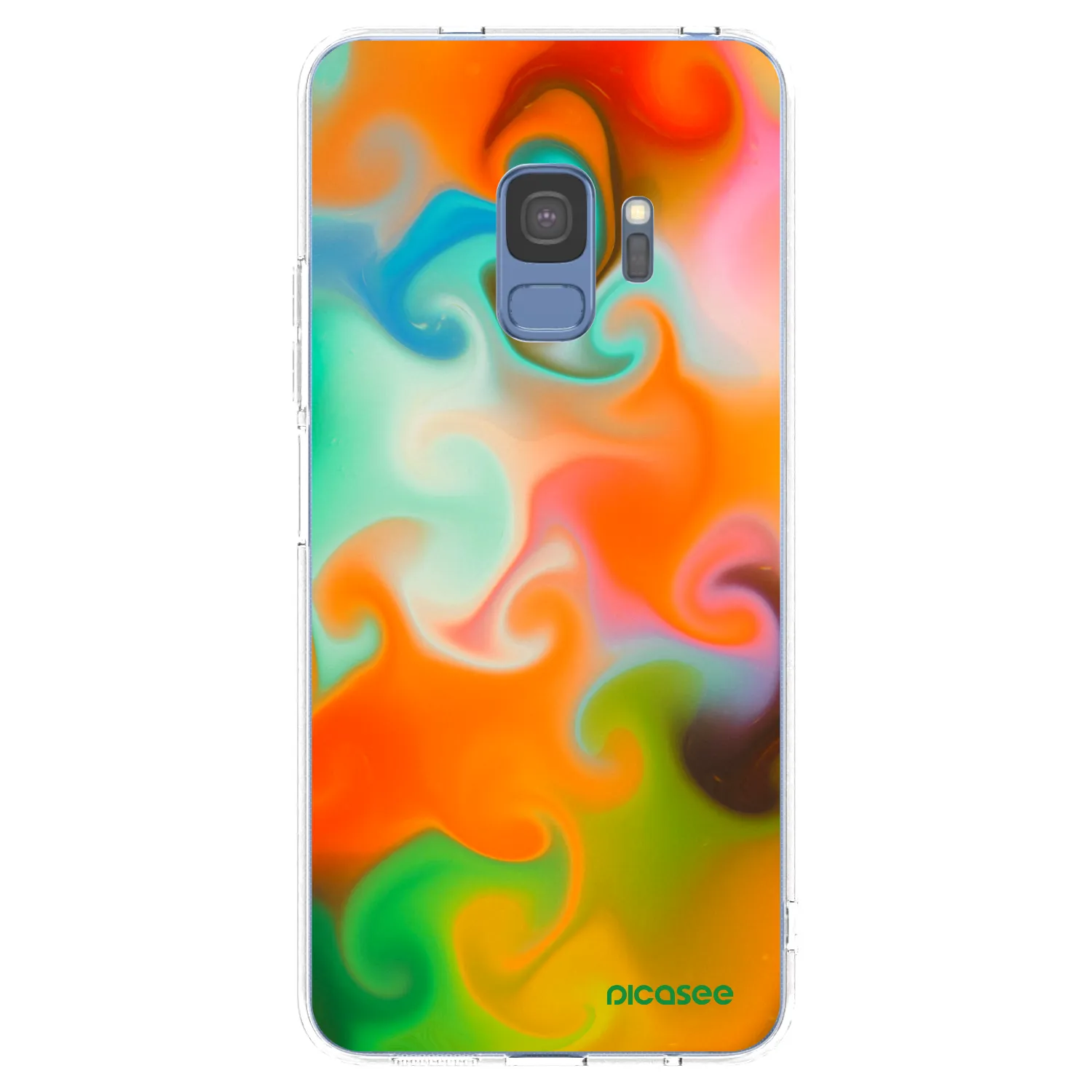 Picasee silikonowe przeźroczyste etui na Samsung Galaxy S9 G960F - Juice