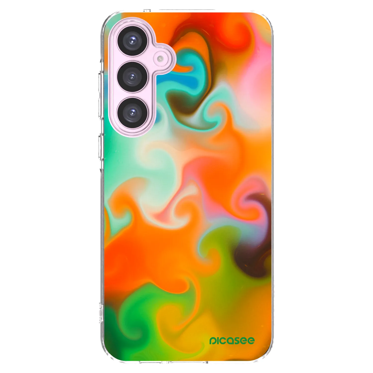 Picasee silikonowe przeźroczyste etui na Samsung Galaxy A55 5G A556B - Juice