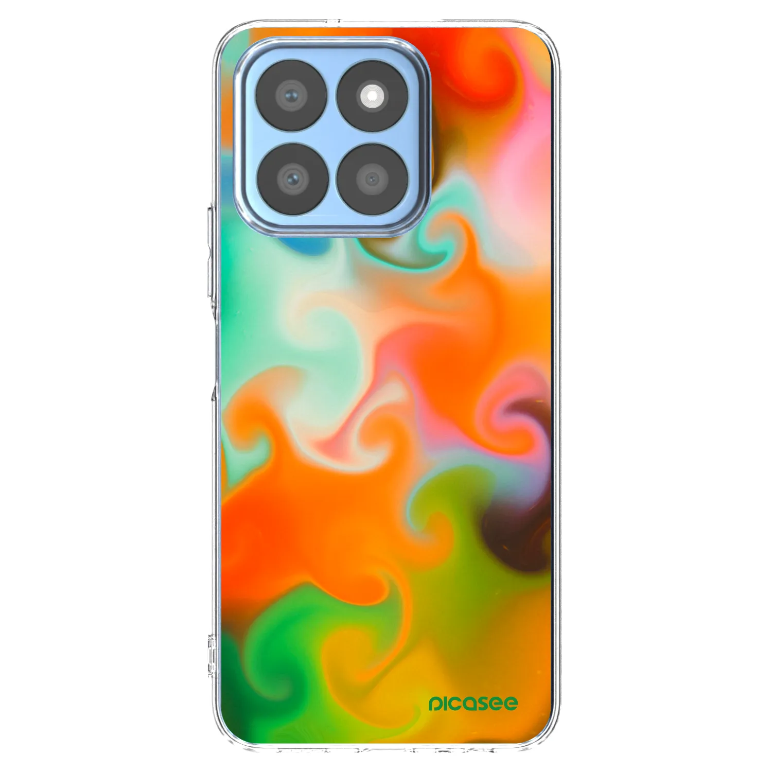 Picasee silikonowe przeźroczyste etui na Honor X8b - Juice