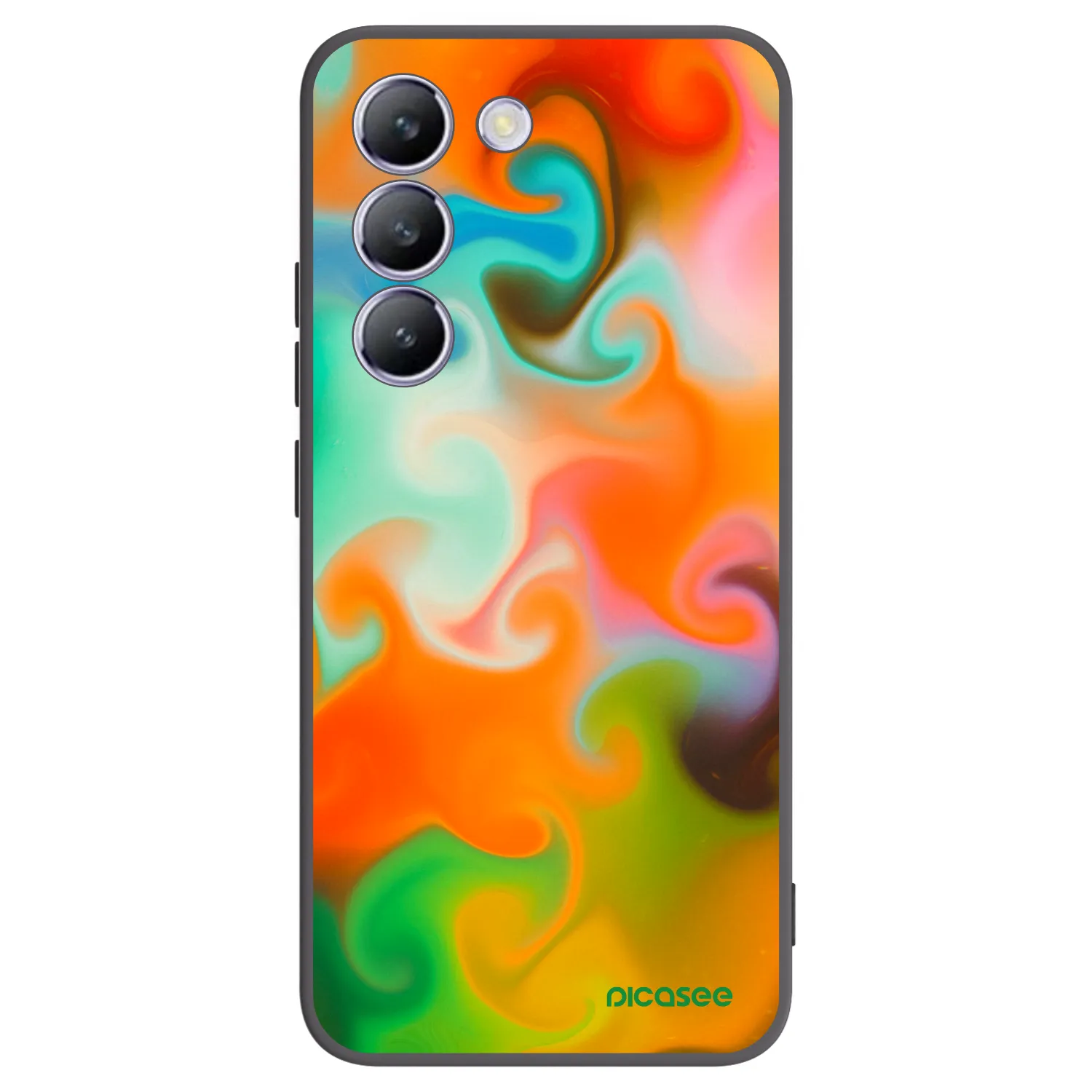 Picasee silikonowe czarne etui na Vivo V40 SE 5G - Juice