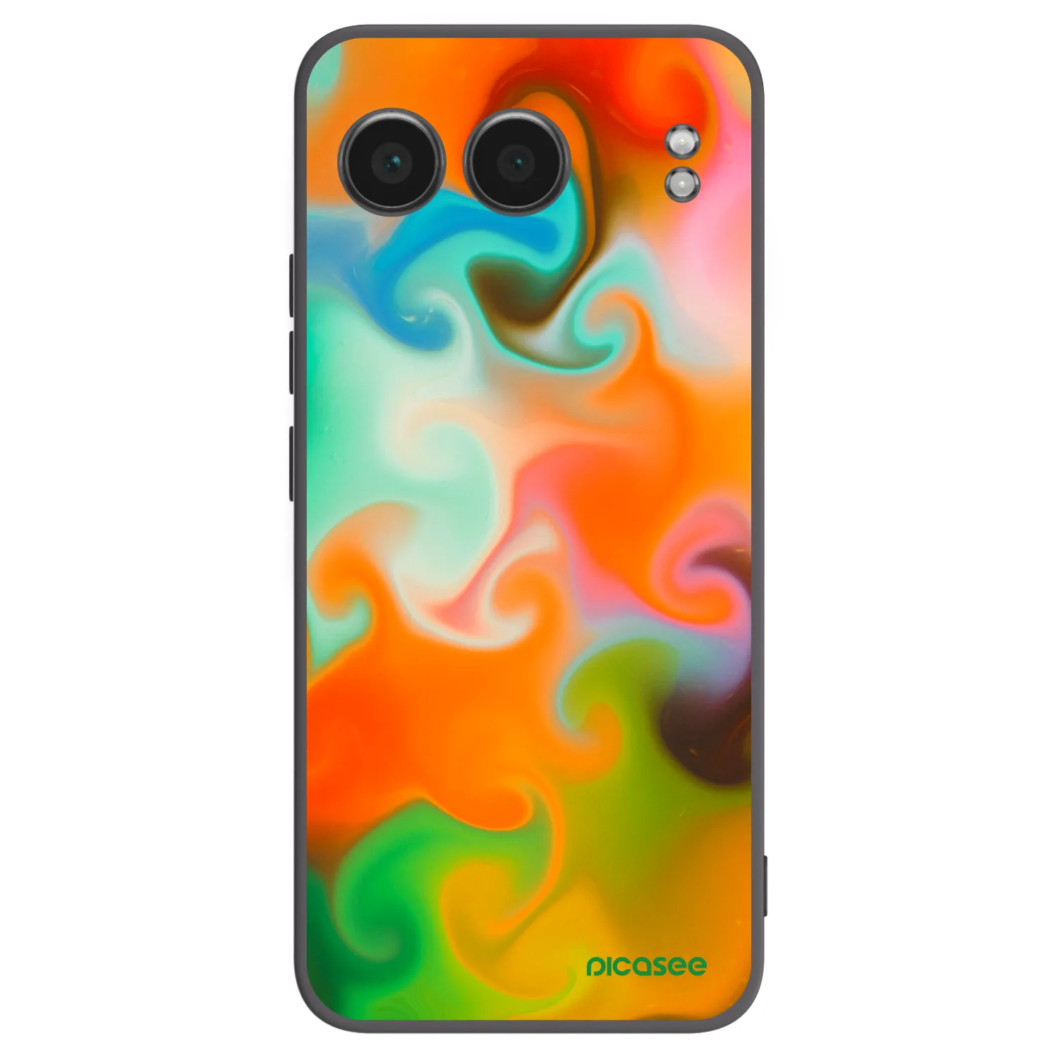 Picasee silikonowe czarne etui na OnePlus Nord 4 - Juice