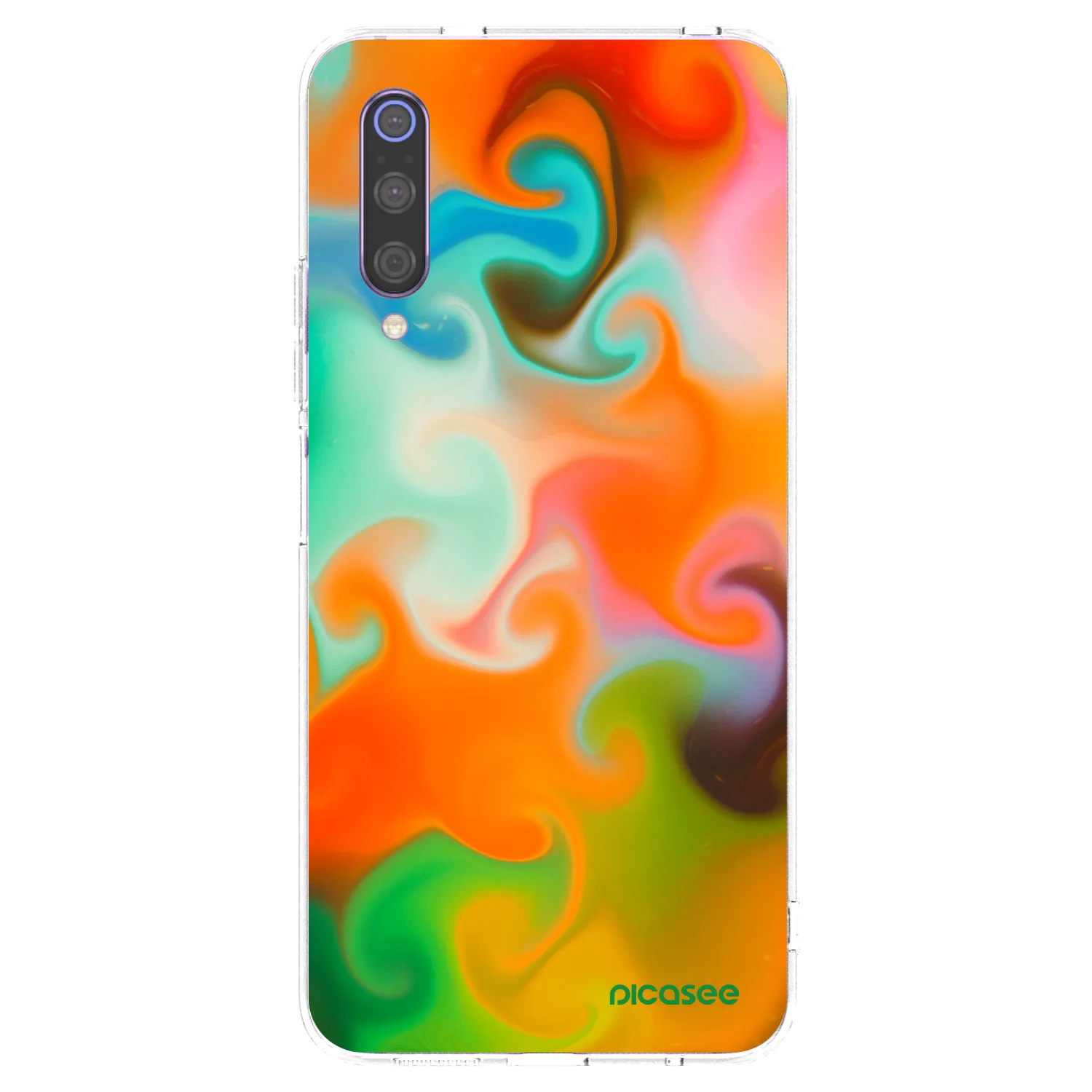 Picasee silikonowe przeźroczyste etui na Xiaomi Mi 9 - Juice